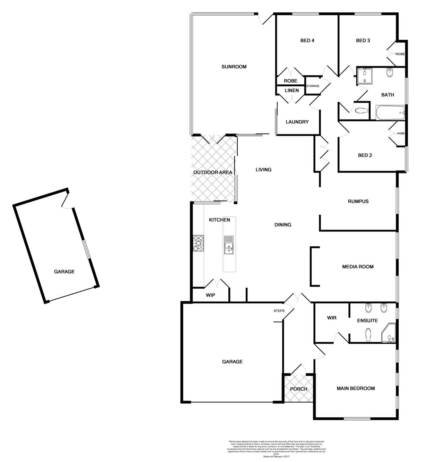 Floorplan of Homely house listing, 11 Weemala Close, Aberglasslyn NSW 2320