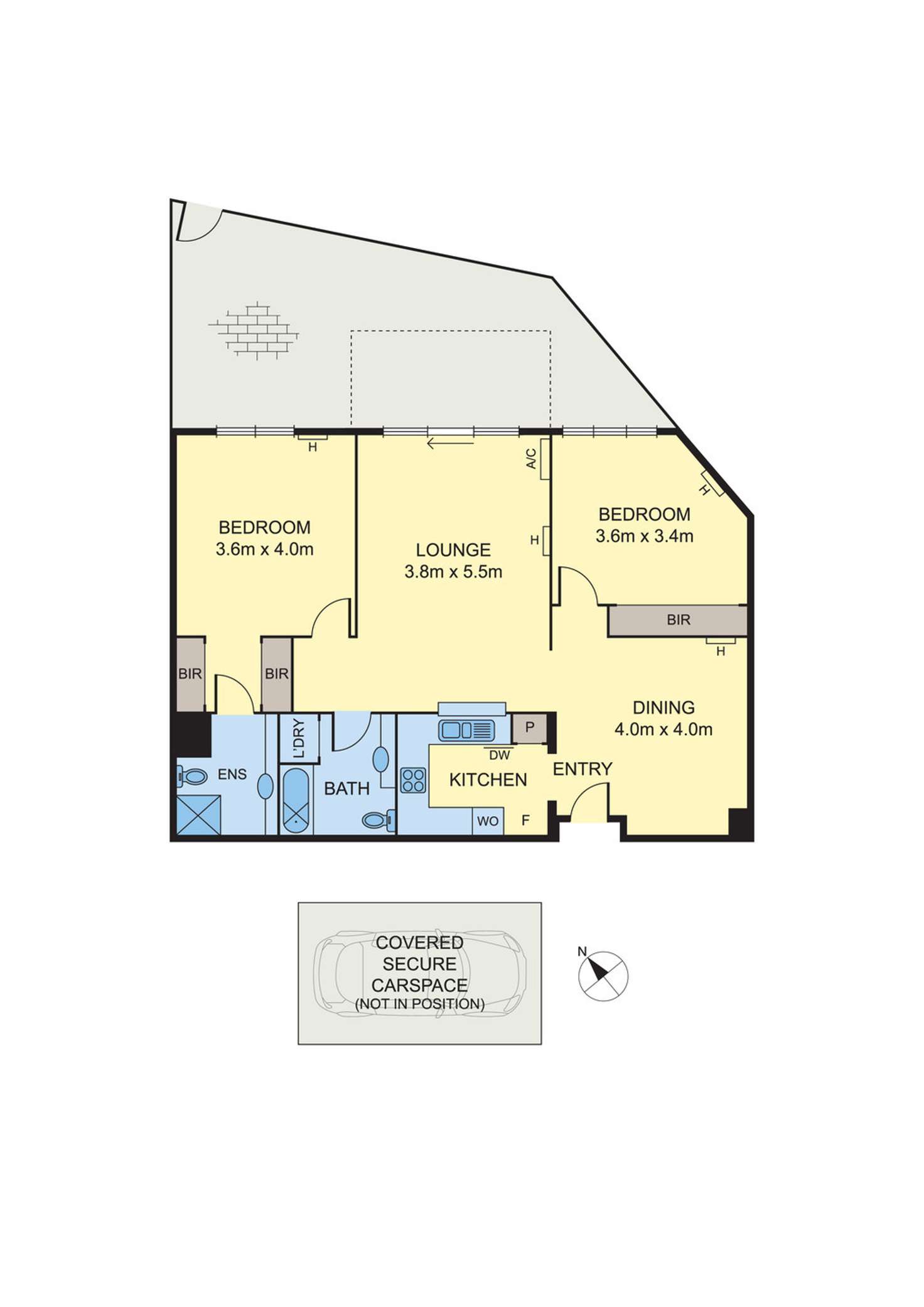 Floorplan of Homely apartment listing, 4/39 Esplanade East, Port Melbourne VIC 3207