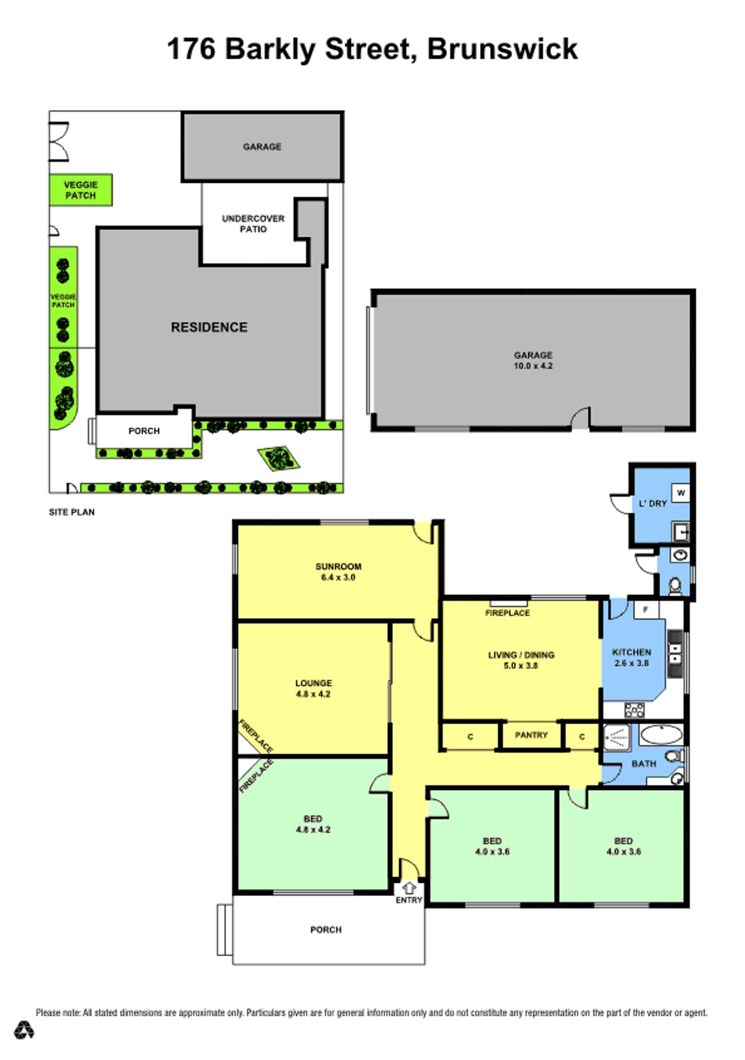 Floorplan of Homely house listing, 176 Barkly Street, Brunswick VIC 3056