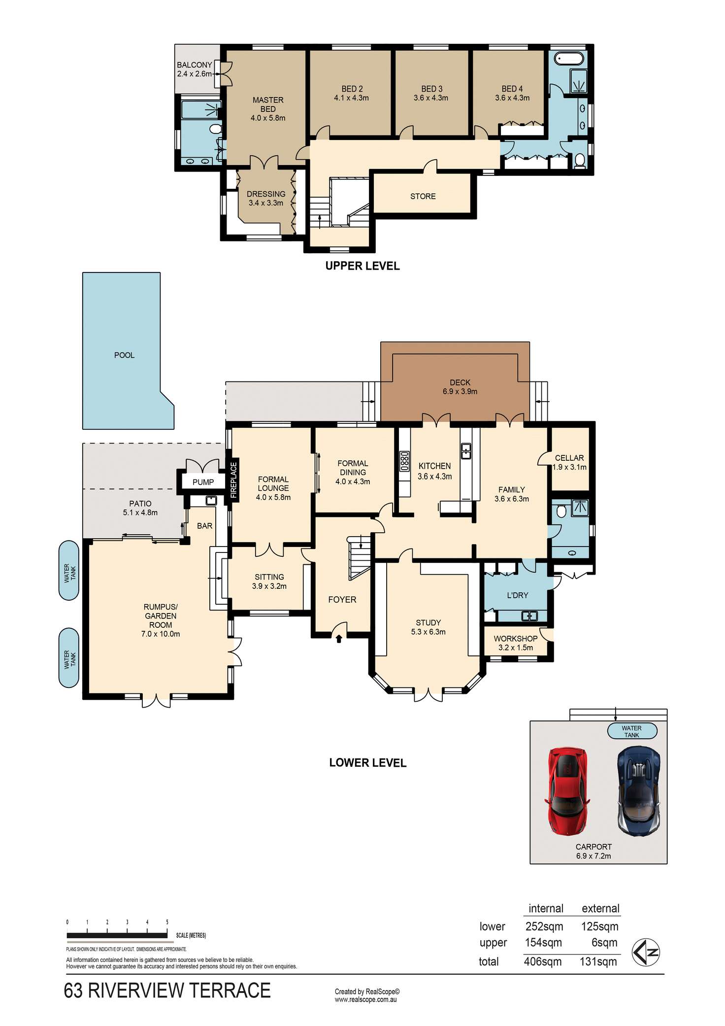 Floorplan of Homely house listing, 63 Riverview Tce, Hamilton QLD 4007