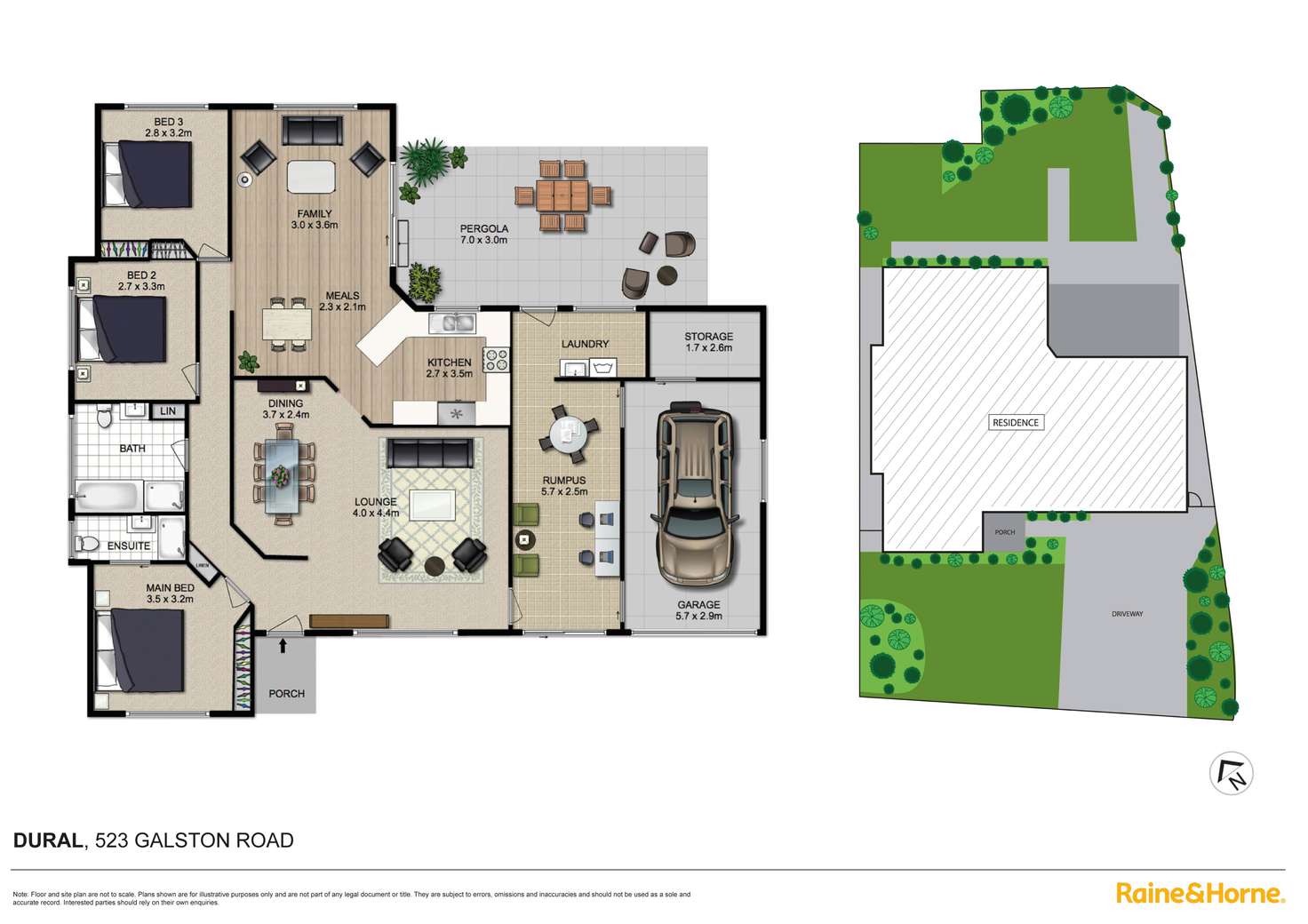 Floorplan of Homely house listing, 523 Galston Road, Dural NSW 2158