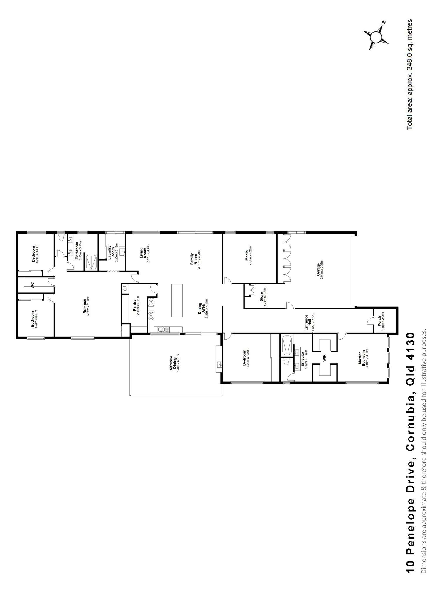 Floorplan of Homely house listing, 10 Penelope Drive, Cornubia QLD 4130