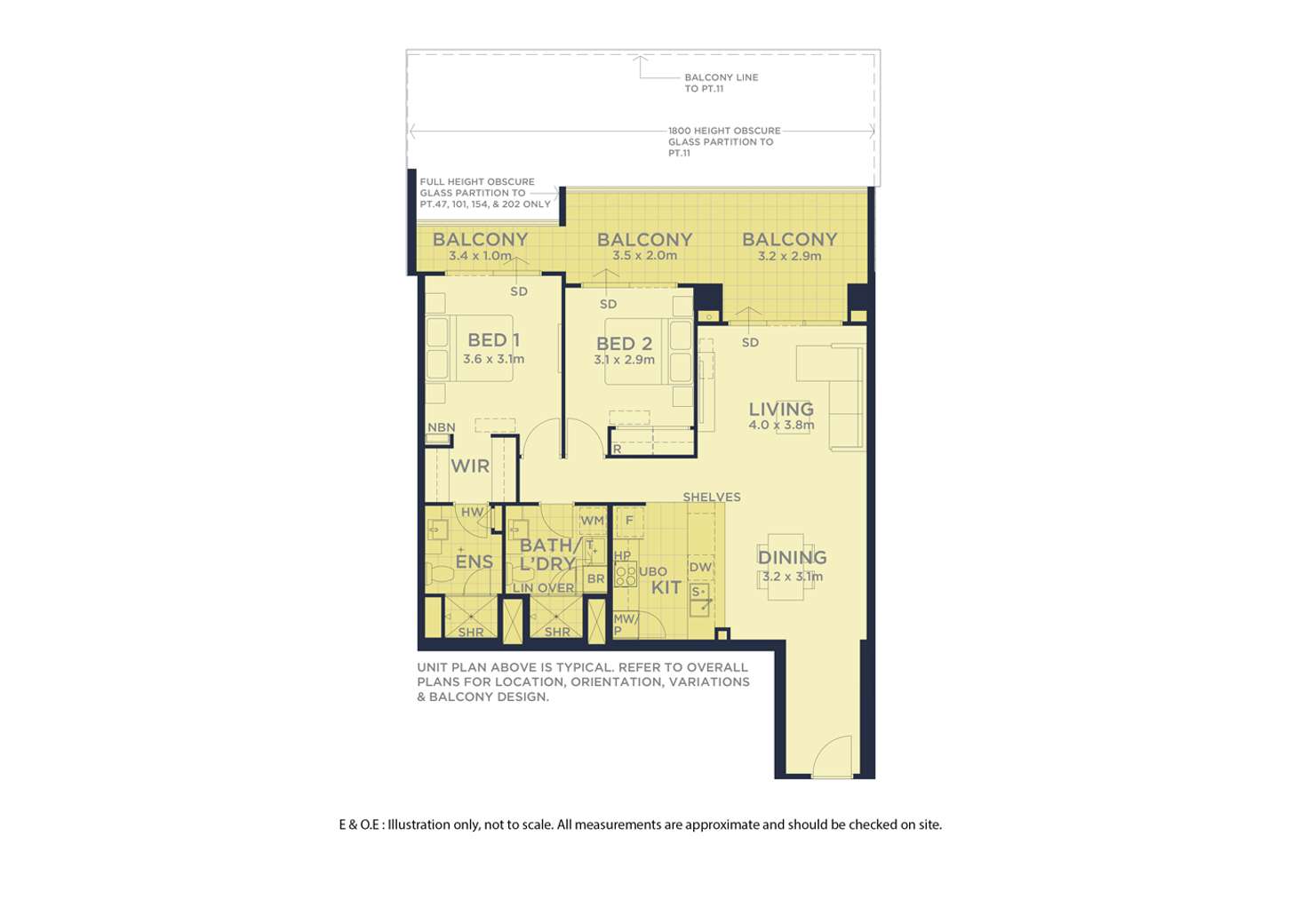 Floorplan of Homely apartment listing, Lot 82/63 Adelaide Terrace, East Perth WA 6004