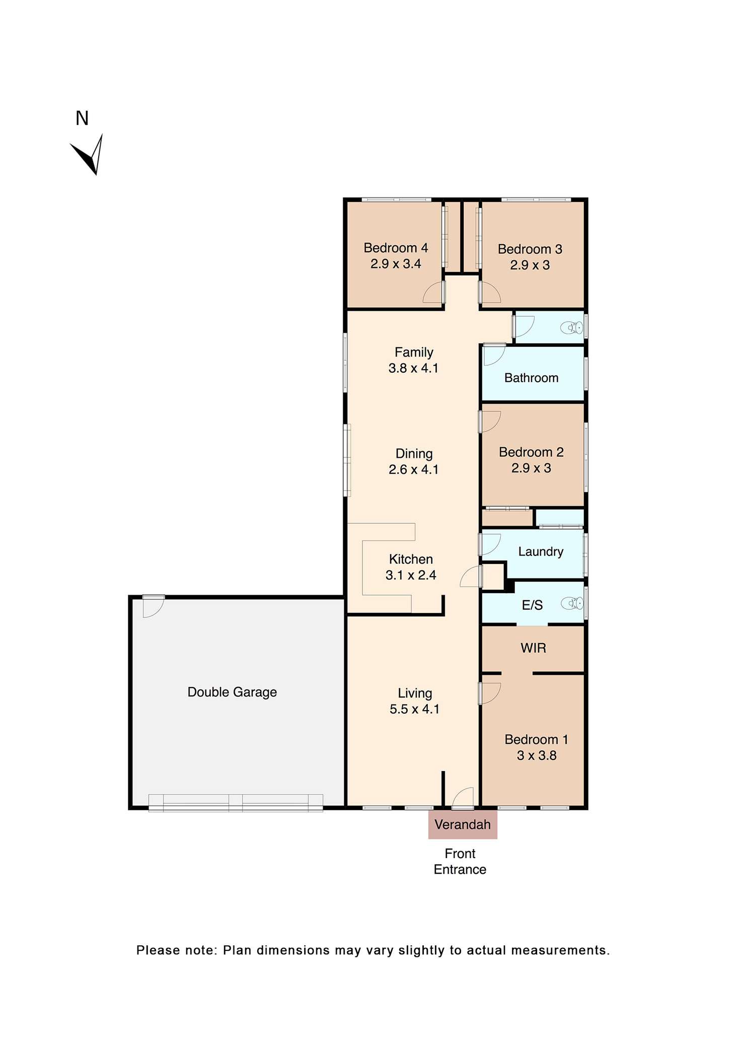Floorplan of Homely house listing, 9 Jessica Way, Winter Valley VIC 3358