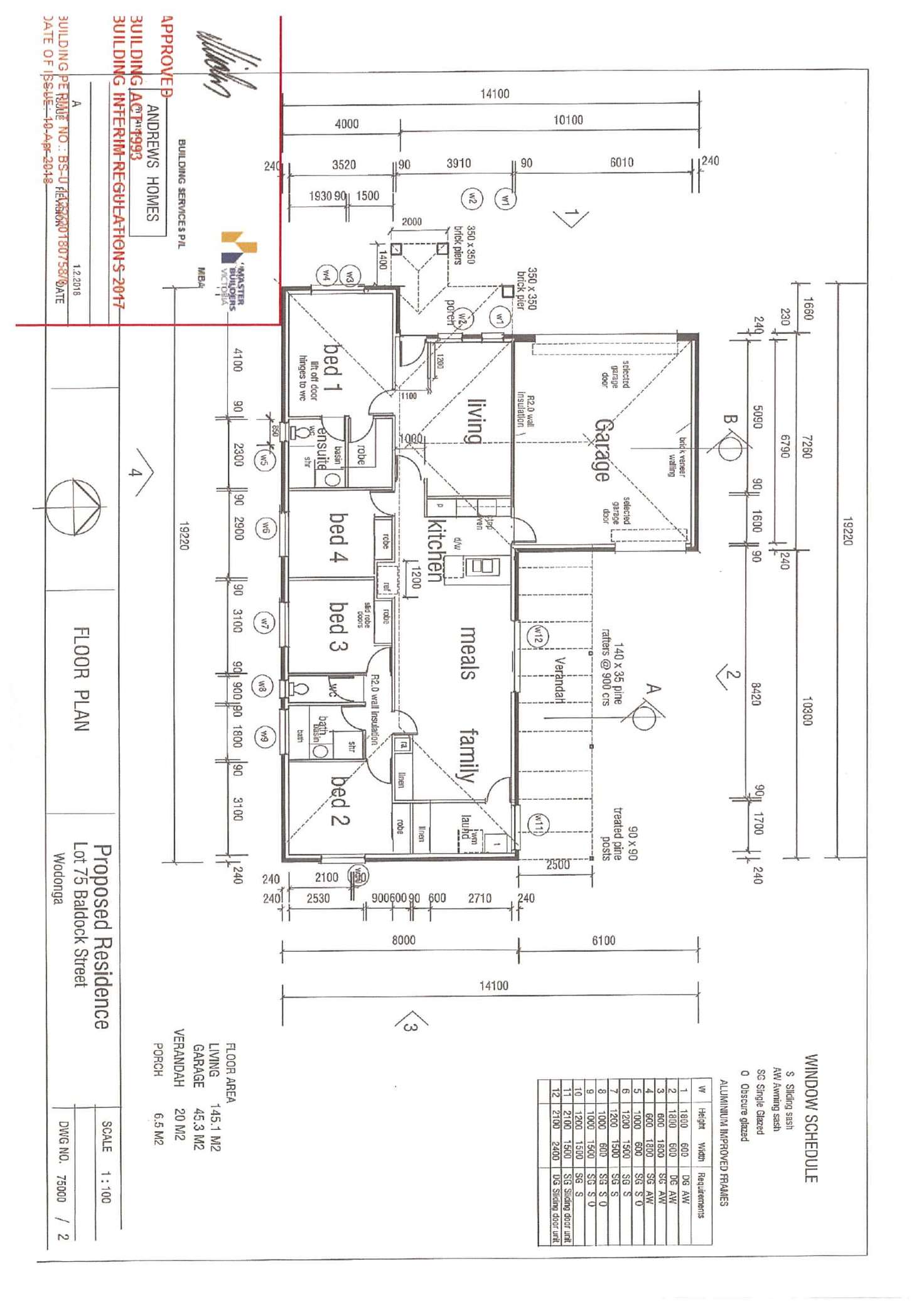 Floorplan of Homely house listing, 9 Baldock Street, Baranduda VIC 3691