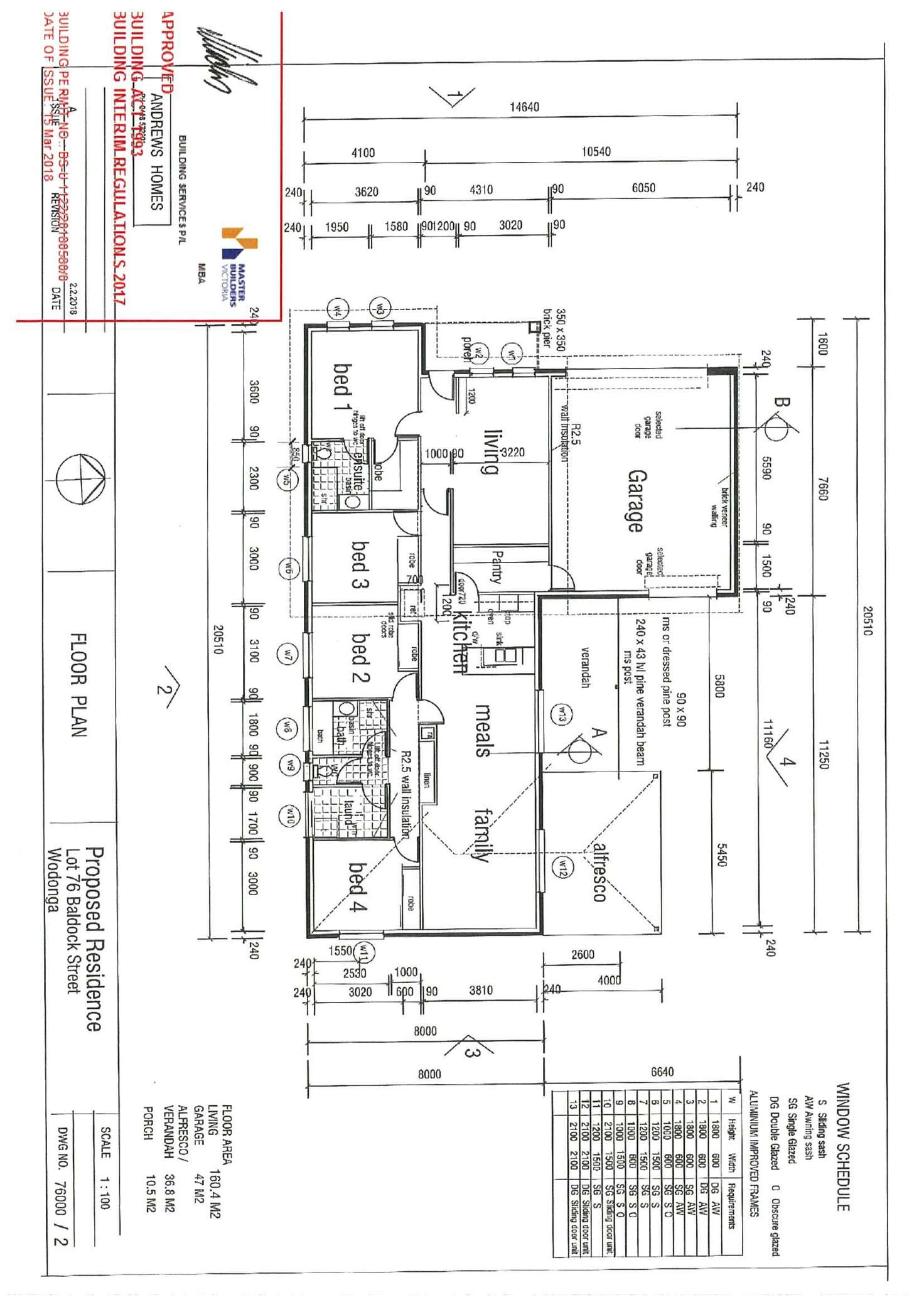 Floorplan of Homely house listing, 7 Baldock Street, Baranduda VIC 3691