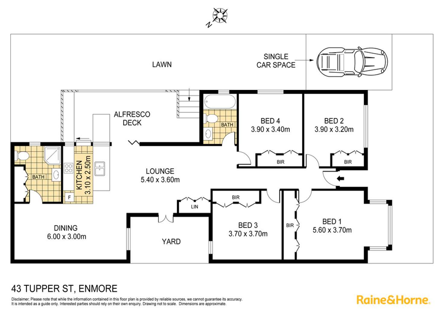 Floorplan of Homely house listing, 43 Tupper Street, Enmore NSW 2042