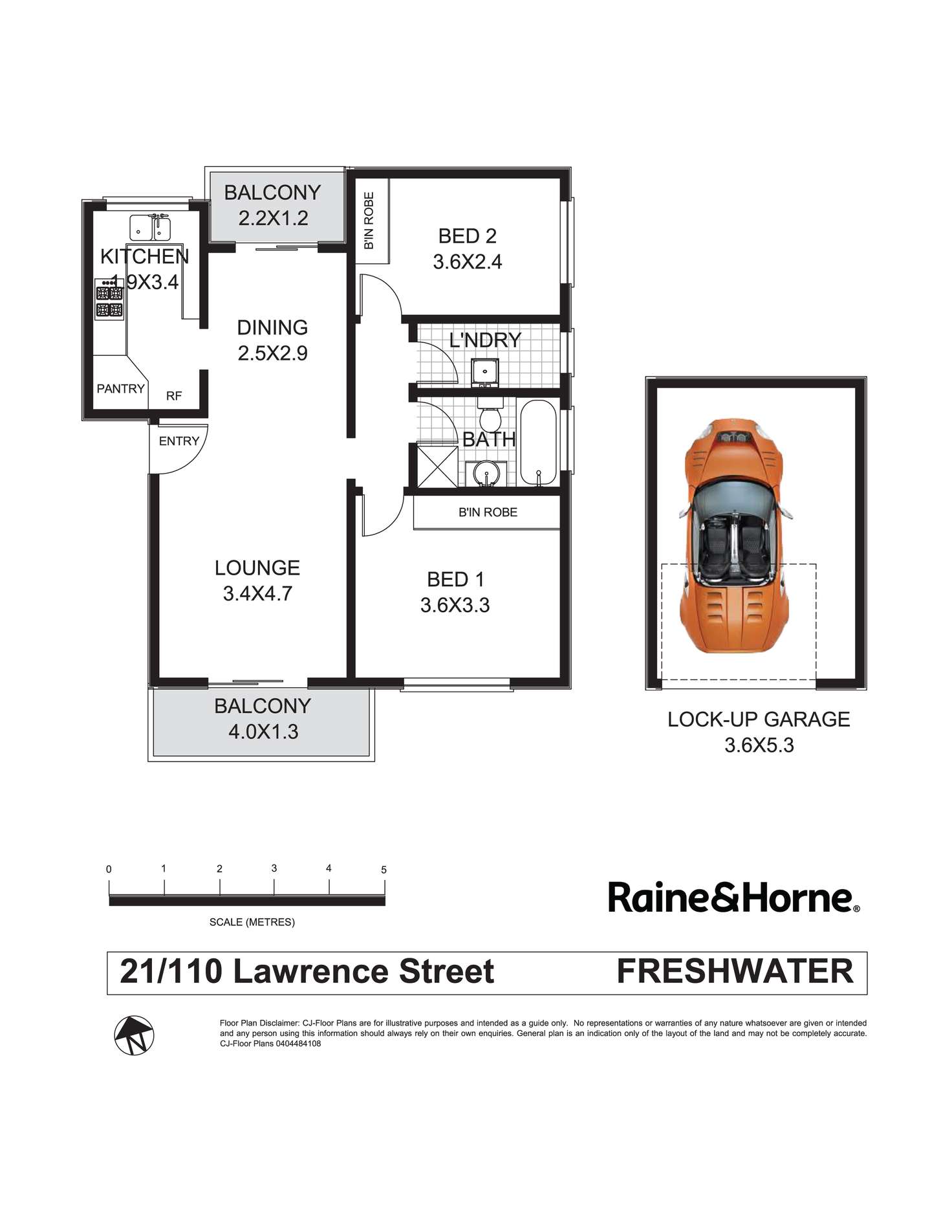 Floorplan of Homely apartment listing, 21/110 Lawrence Street, Freshwater NSW 2096