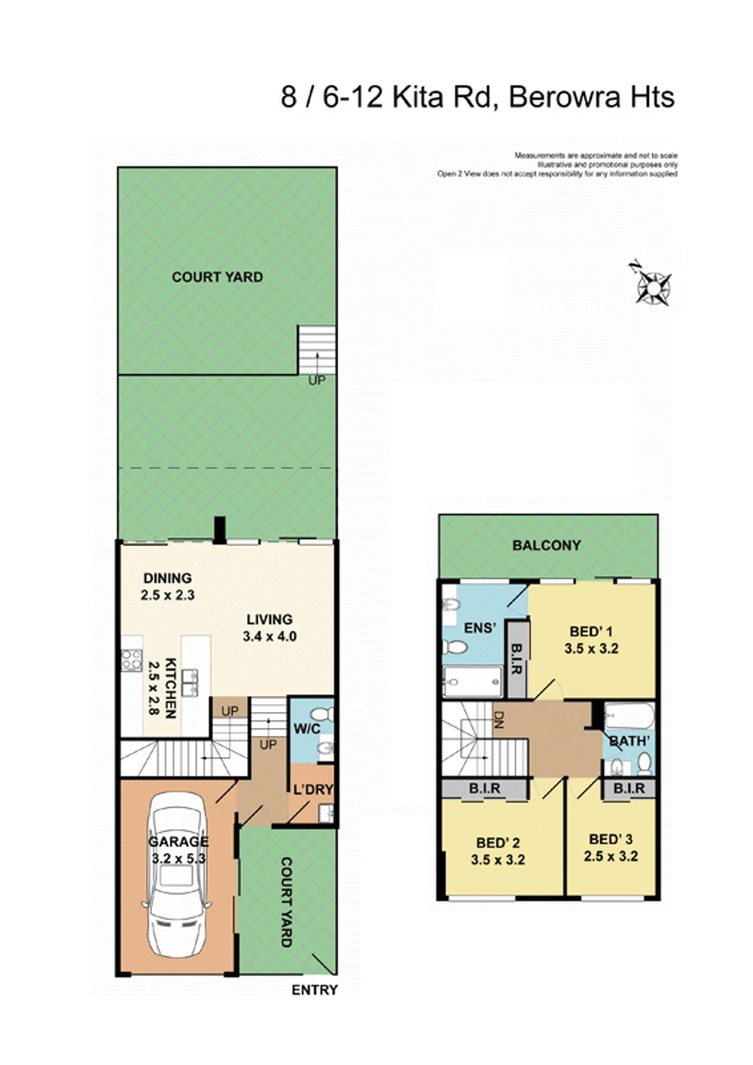 Floorplan of Homely townhouse listing, 8/6-12 Kita Road, Berowra Heights NSW 2082