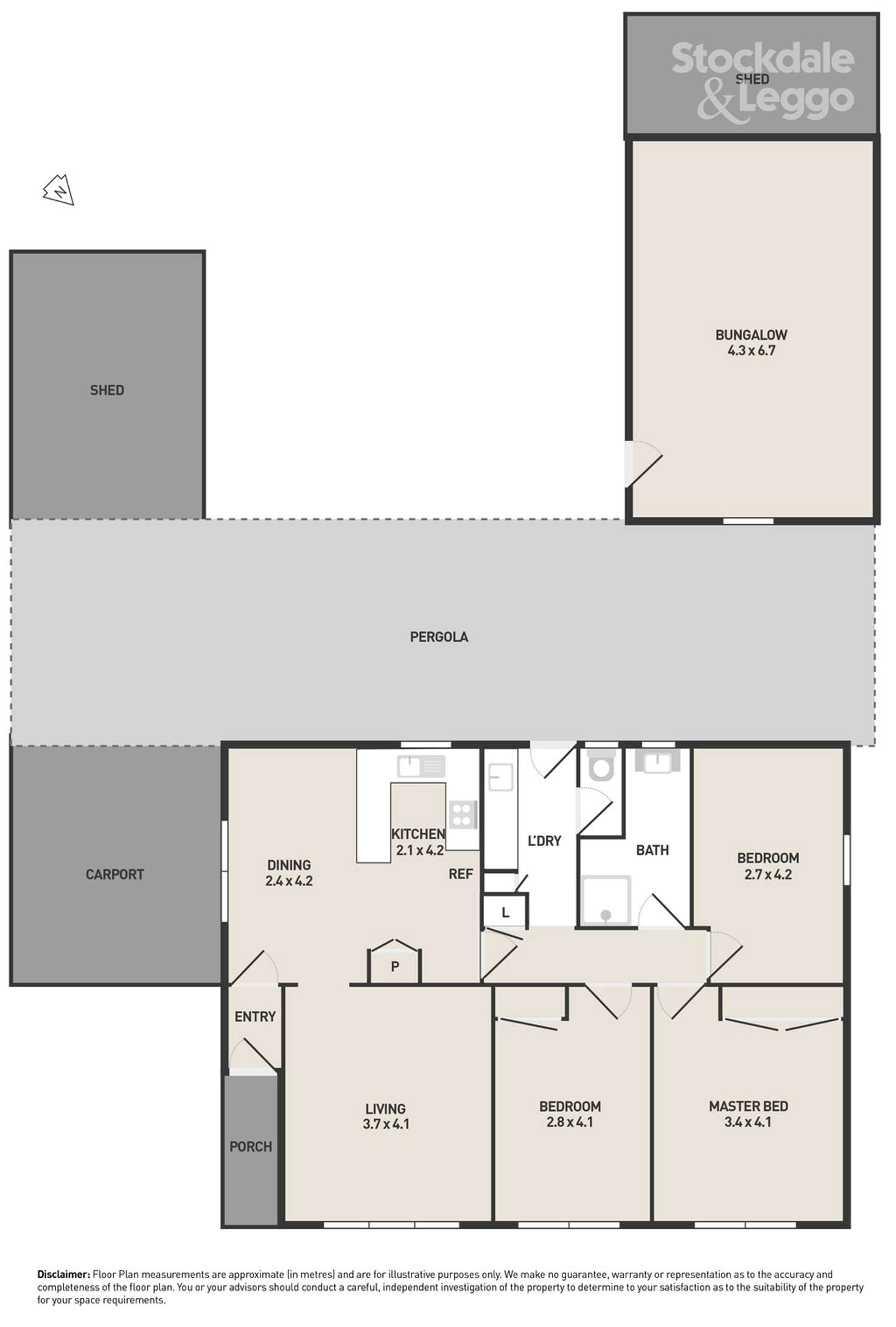Floorplan of Homely house listing, 24 Bladin Street, Laverton VIC 3028