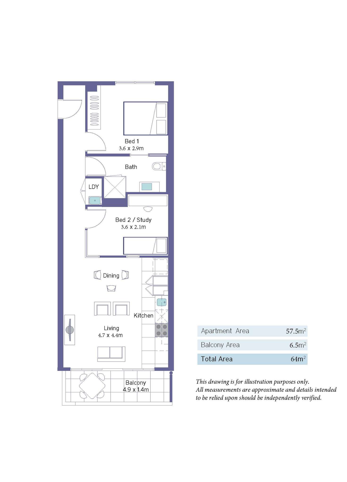 Floorplan of Homely apartment listing, 211/271-281 Gouger Street, Adelaide SA 5000