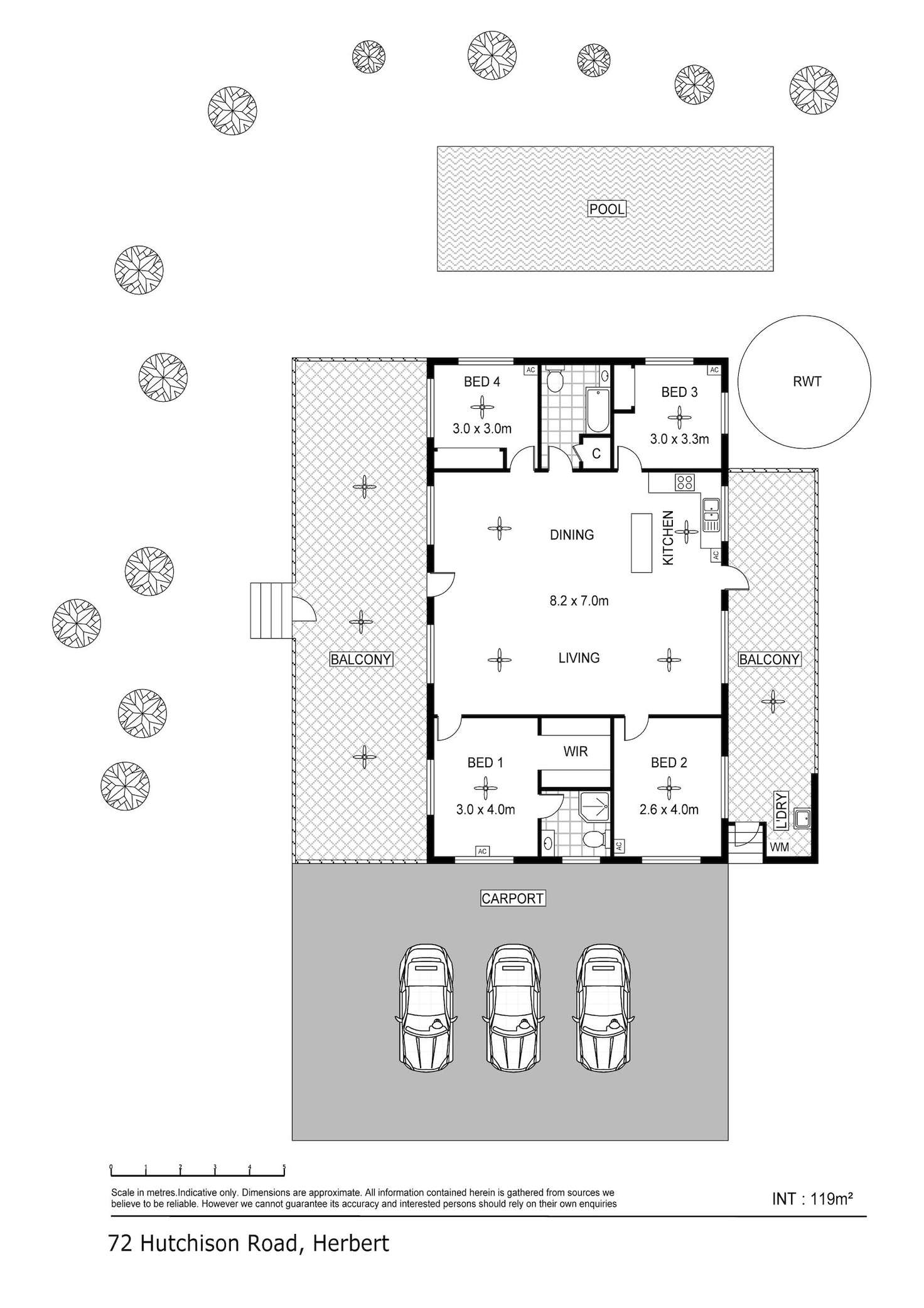 Floorplan of Homely house listing, 72 Hutchison Road, Herbert NT 836