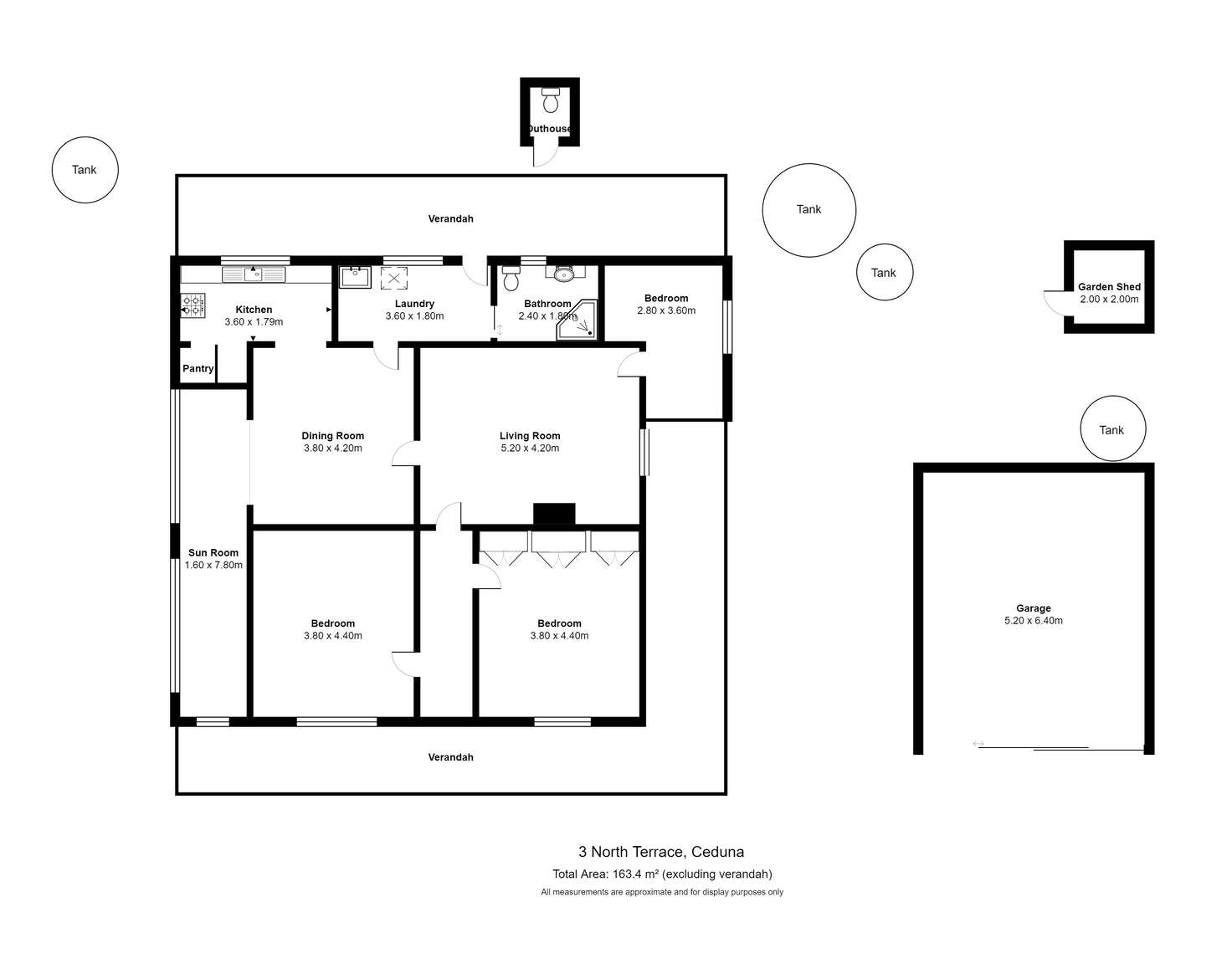 Floorplan of Homely house listing, 3 NORTH TERRACE, Ceduna SA 5690