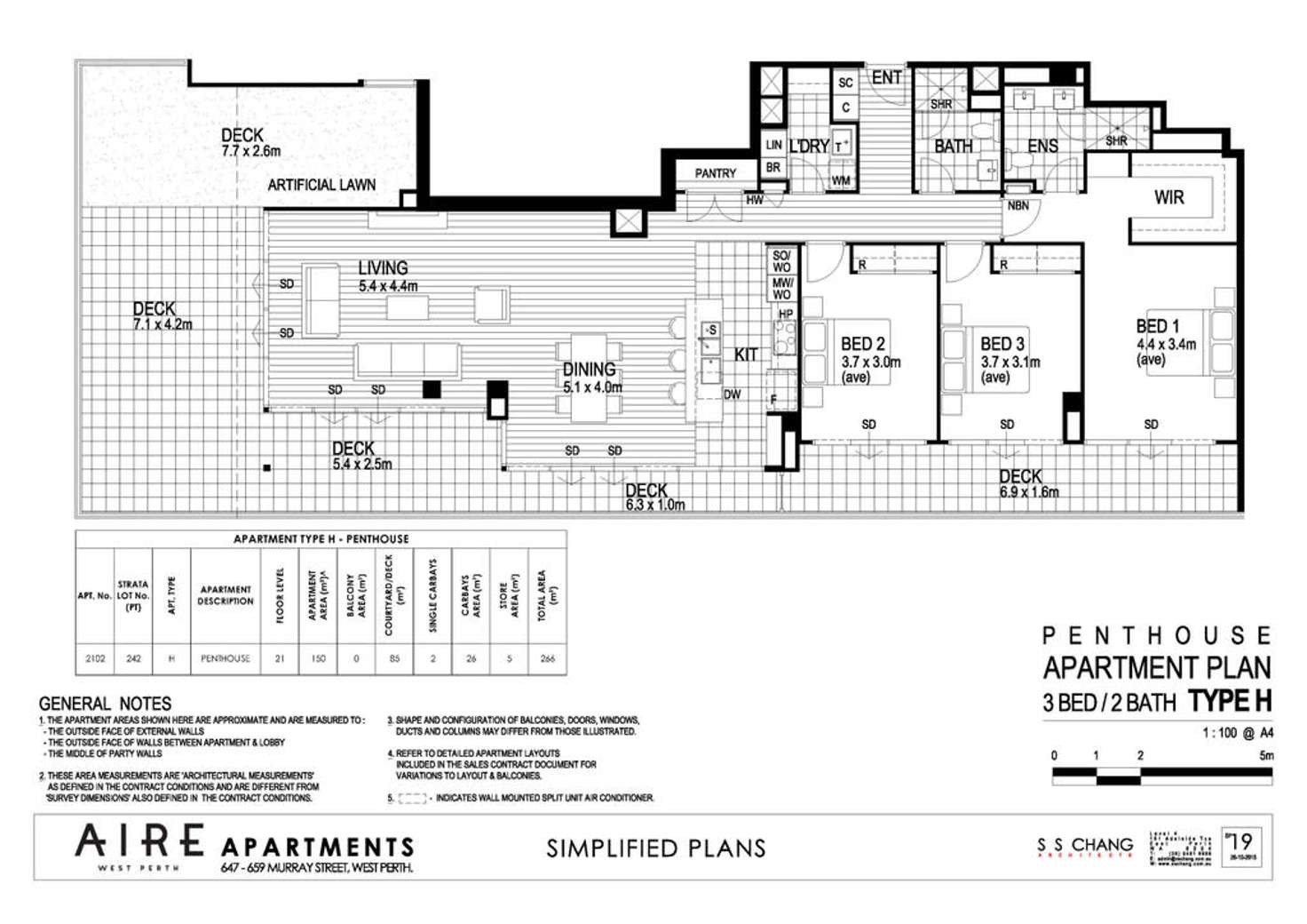 Floorplan of Homely apartment listing, Penthouse 659 Murray Street, West Perth WA 6005