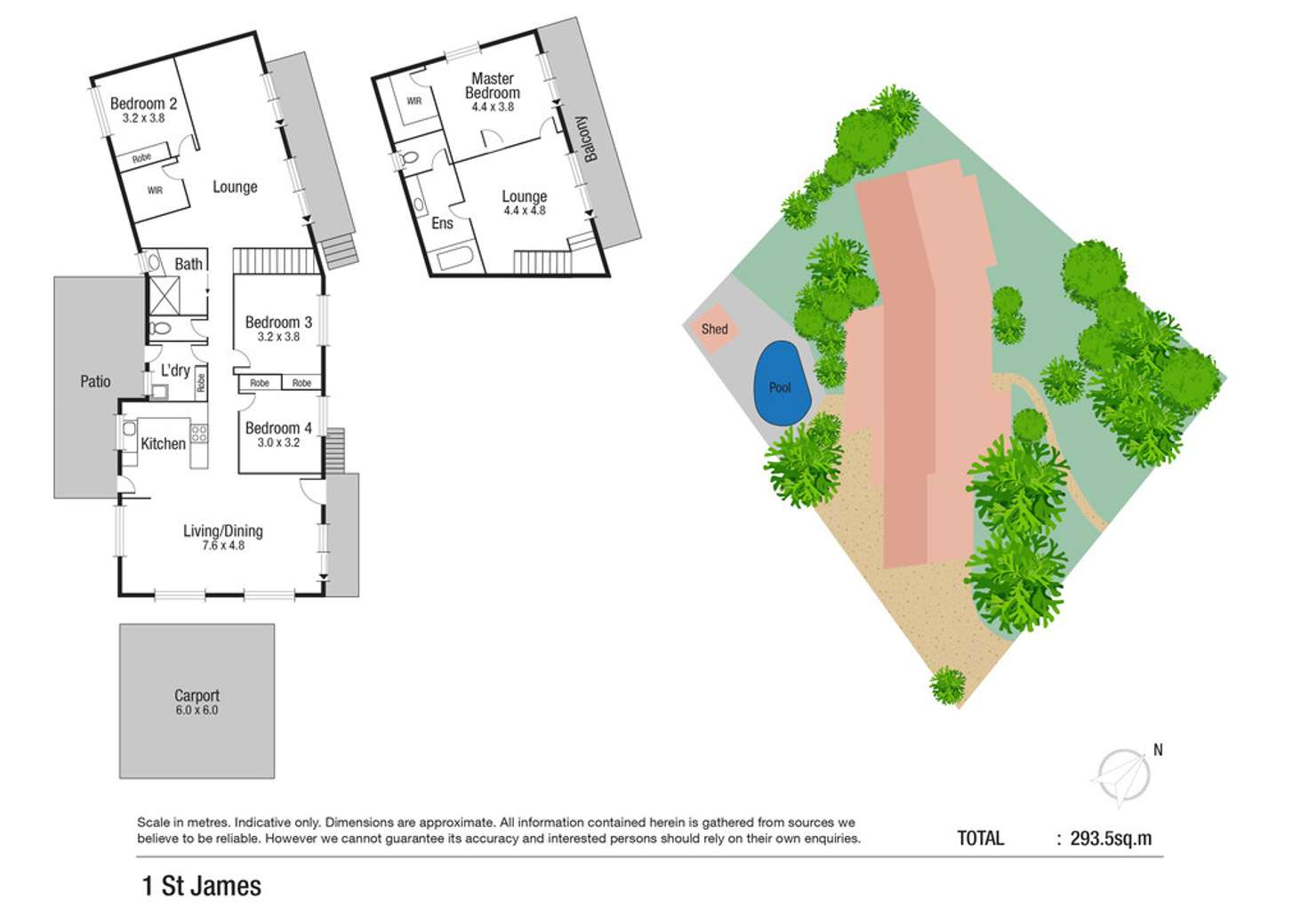 Floorplan of Homely house listing, 1 St James Drive, Belgian Gardens QLD 4810