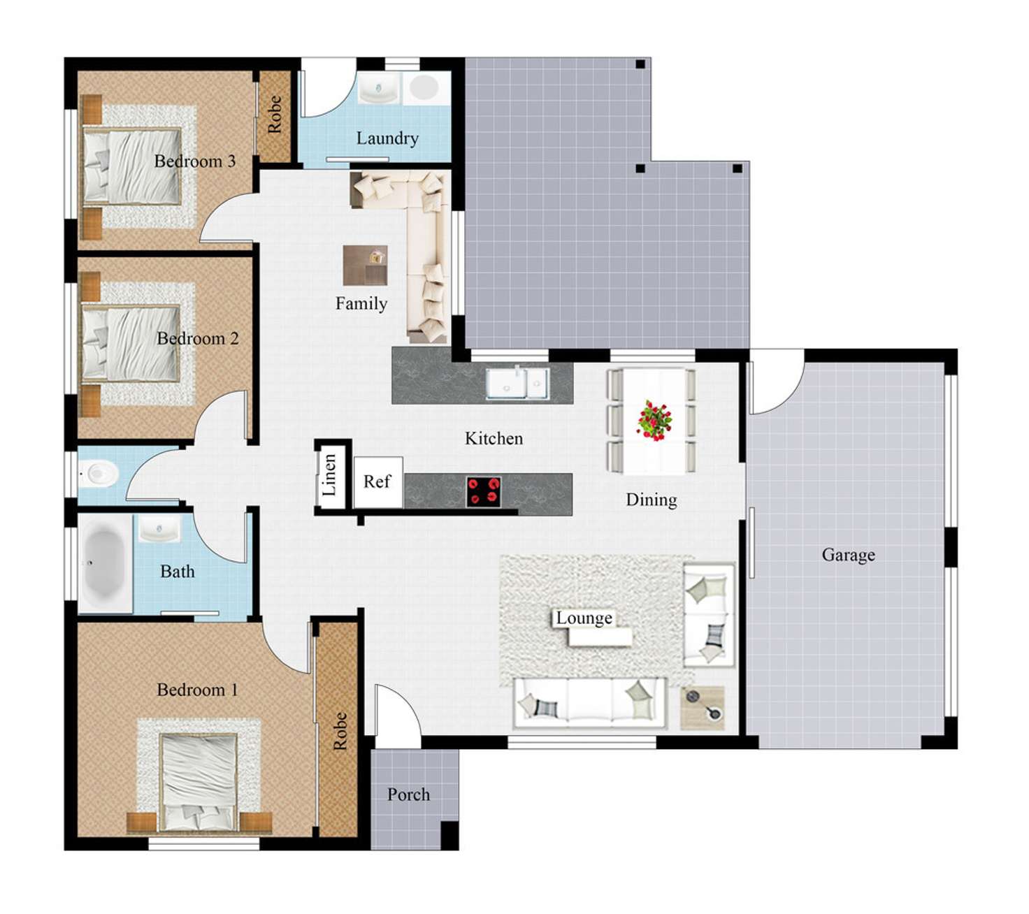 Floorplan of Homely house listing, 4 Fanning Court, Balgal Beach QLD 4816