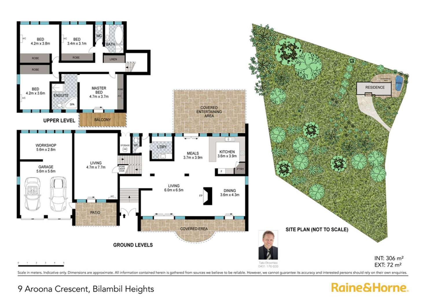 Floorplan of Homely house listing, 9 Aroona Crescent, Bilambil NSW 2486