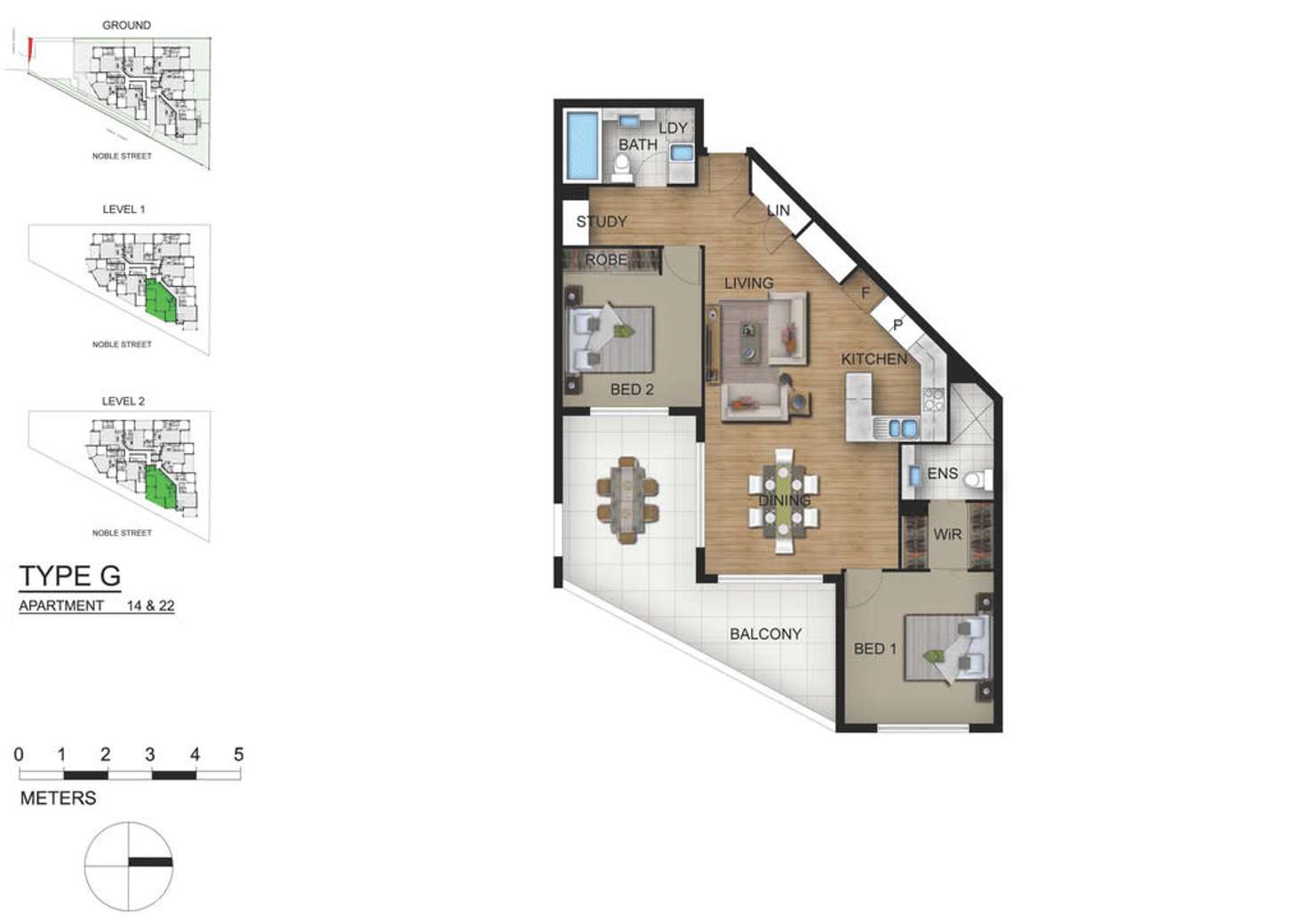 Floorplan of Homely unit listing, 14/13 Fenton Street, Fairfield QLD 4103