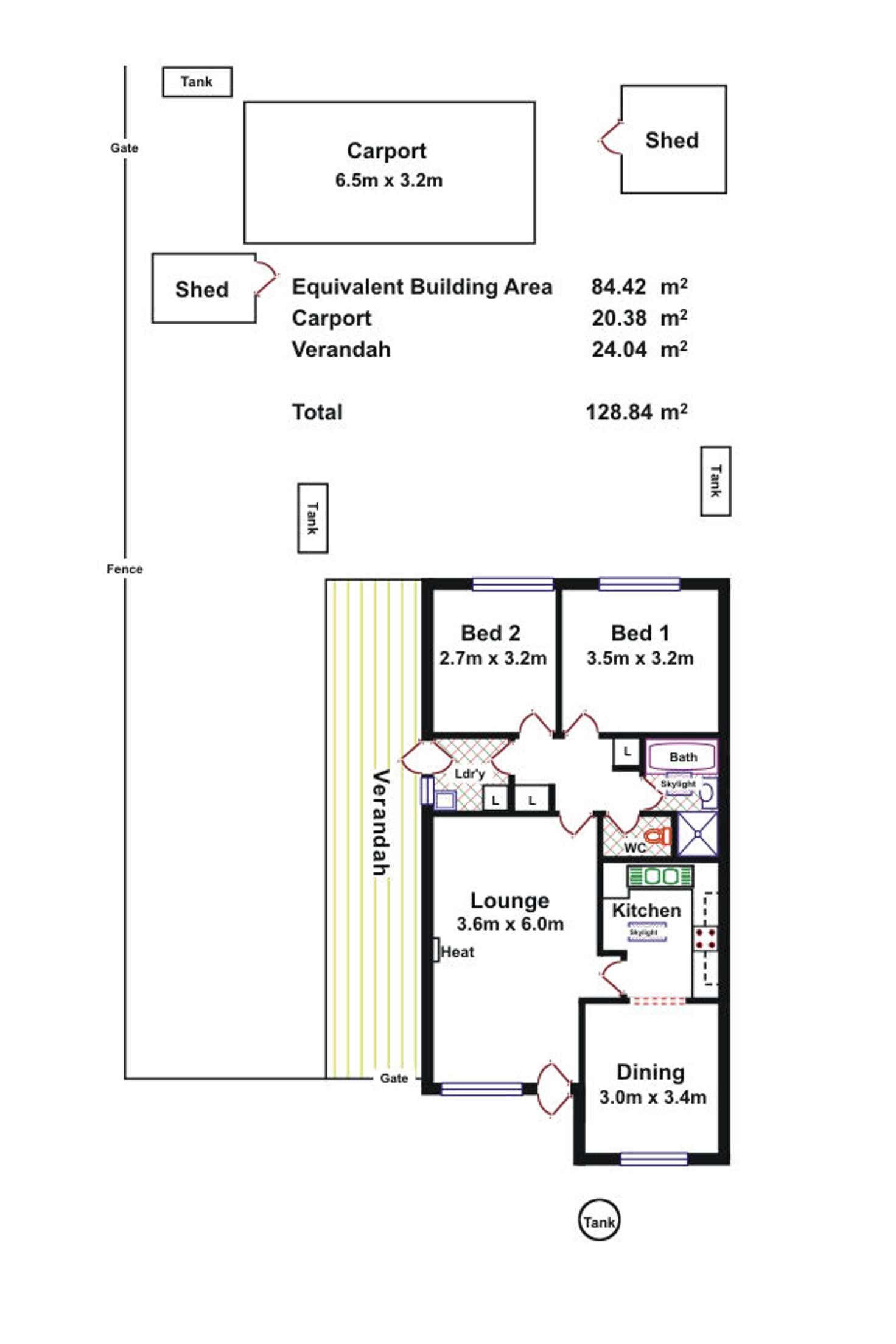 Floorplan of Homely unit listing, 19 Progressive Way, Brahma Lodge SA 5109