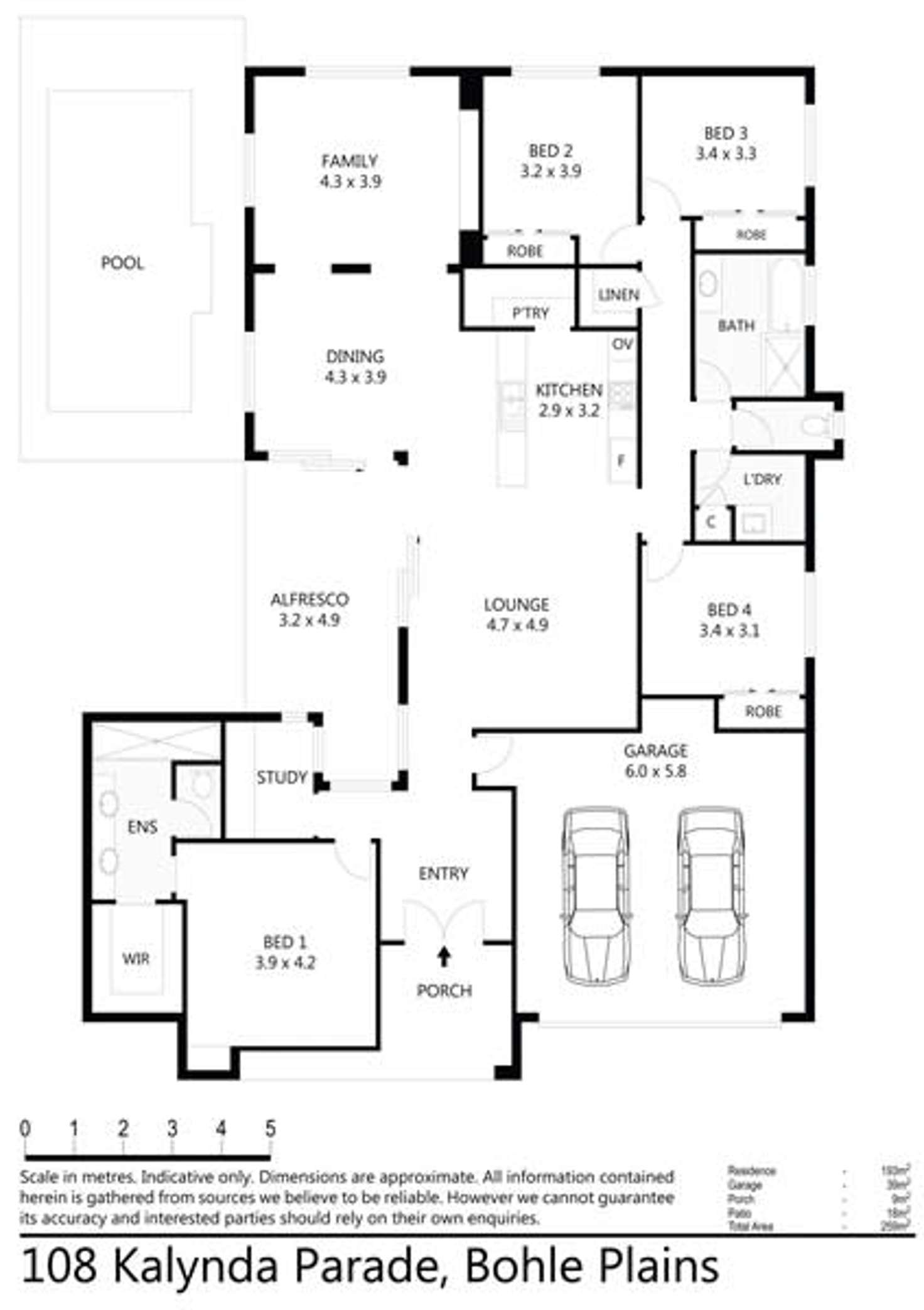 Floorplan of Homely house listing, 108 Kalynda Parade, Bohle Plains QLD 4817