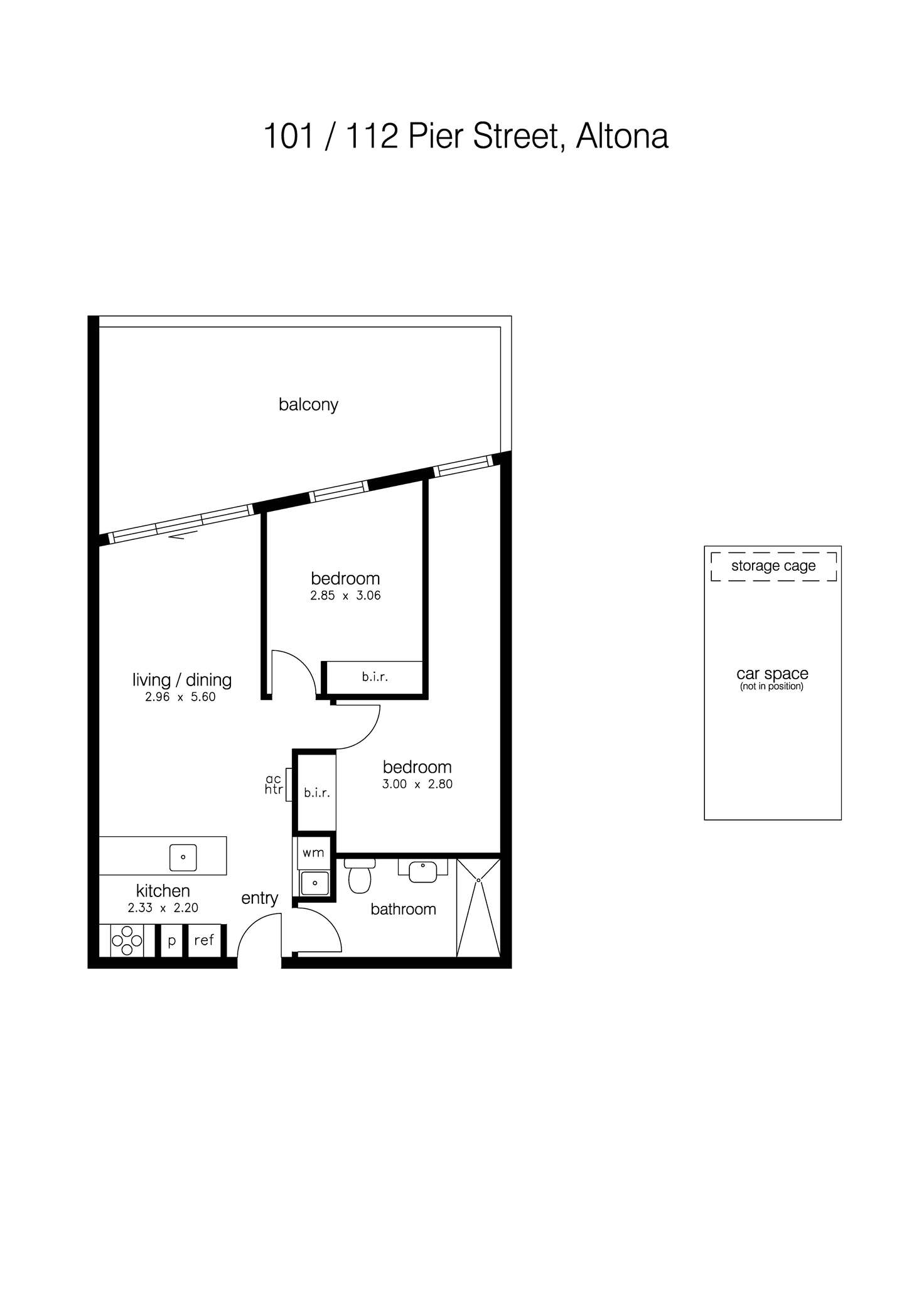 Floorplan of Homely house listing, 101/112 Pier Street, Altona VIC 3018