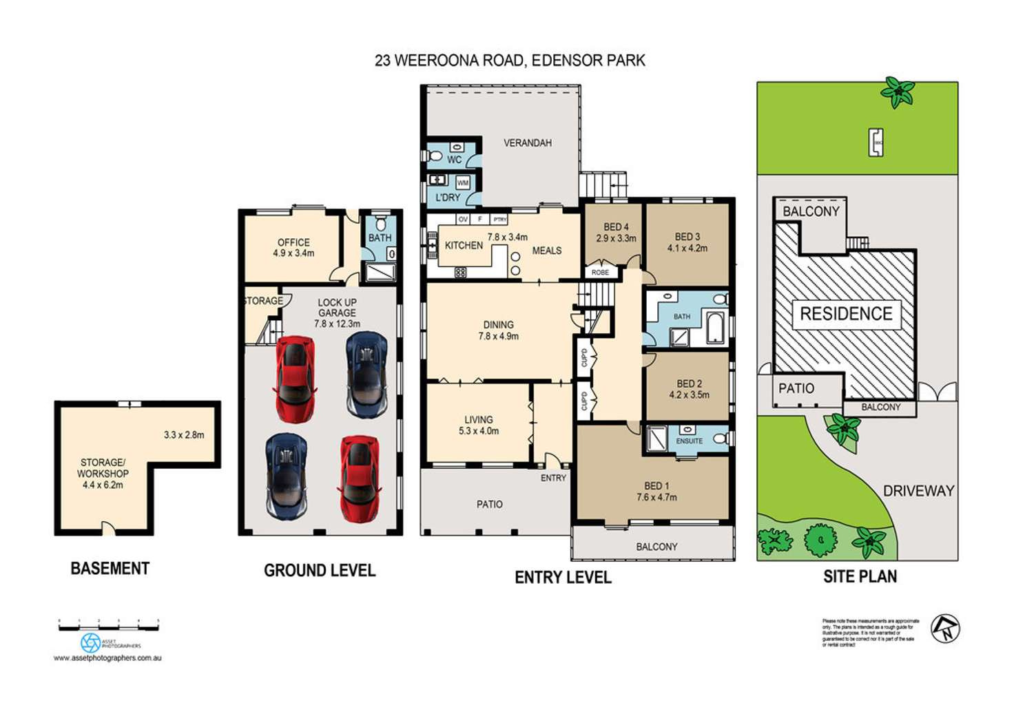 Floorplan of Homely house listing, 23 Weeroona Road, Edensor Park NSW 2176