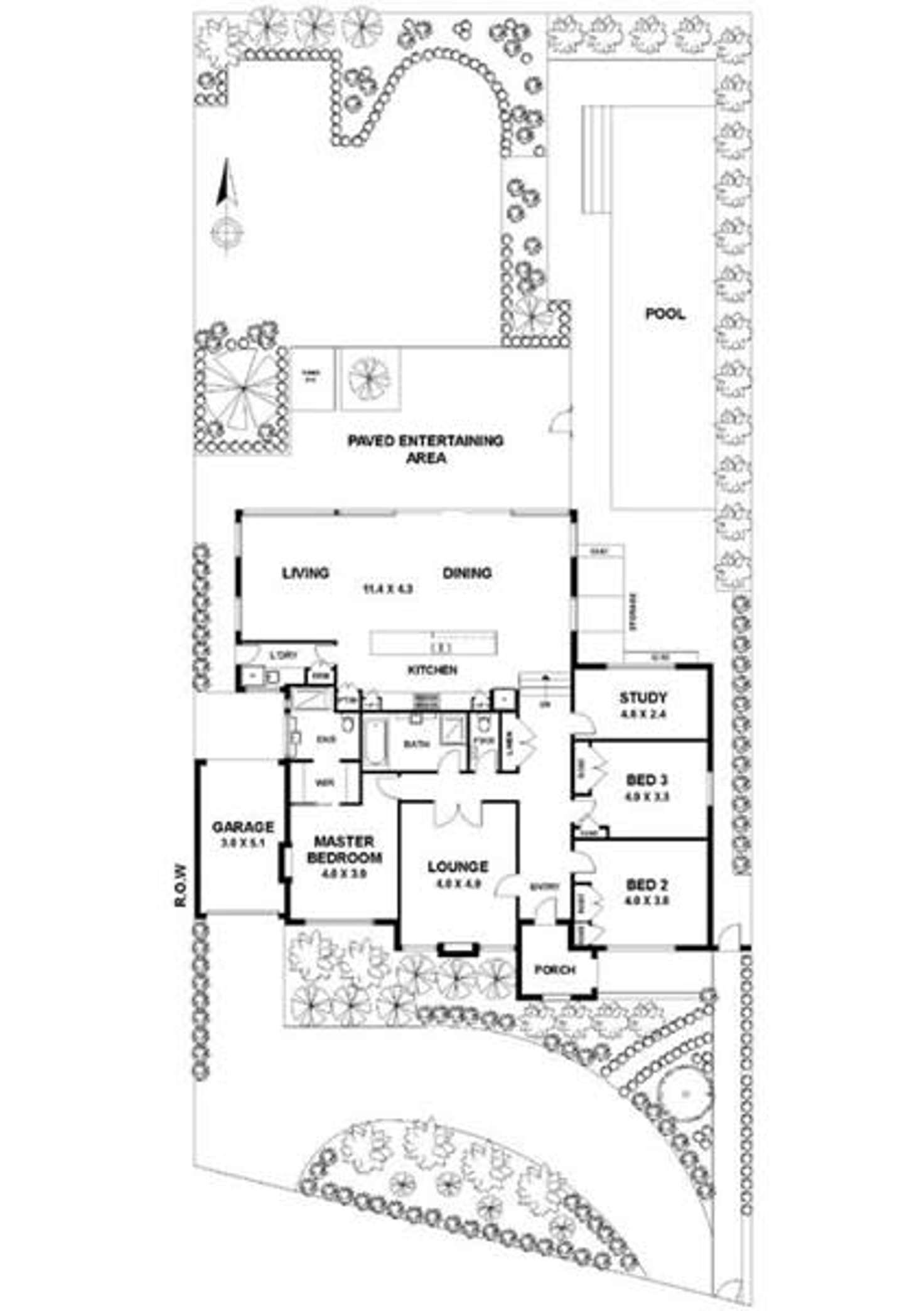 Floorplan of Homely house listing, 13 Levien Street, Essendon VIC 3040