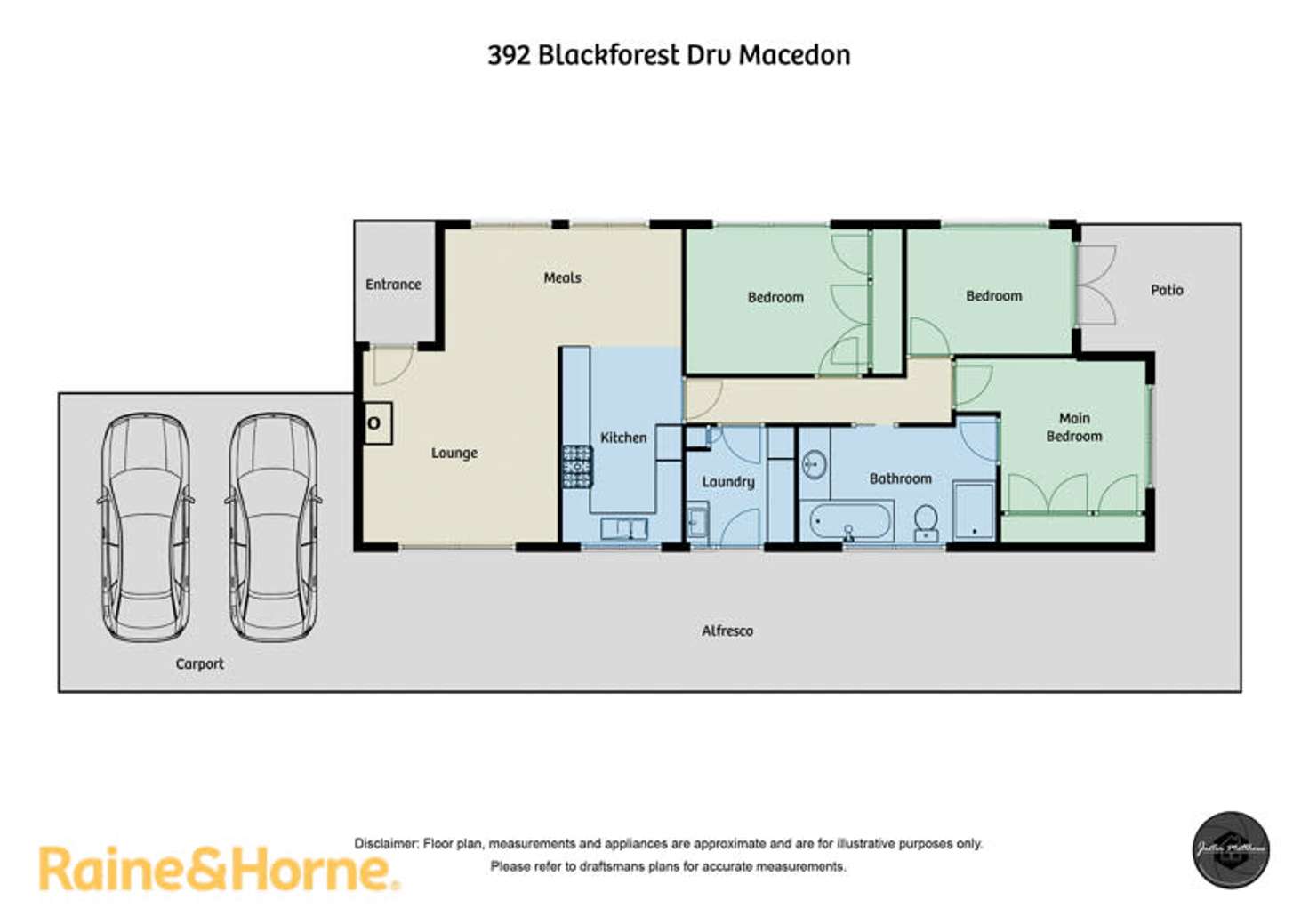 Floorplan of Homely house listing, 392 Black Forest Drive, Macedon VIC 3440