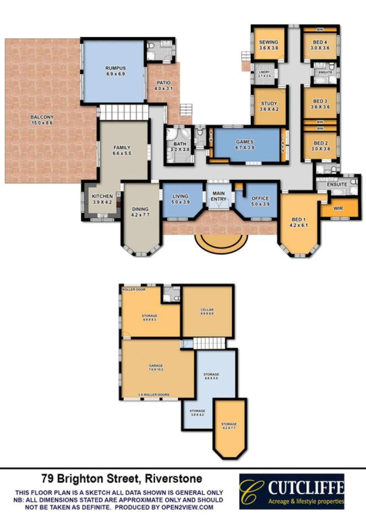 Floorplan of Homely acreageSemiRural listing, Address available on request