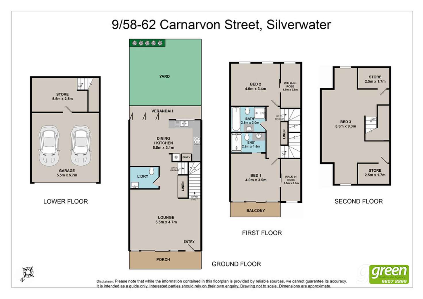Floorplan of Homely townhouse listing, 9/58-62 Carnarvon Street, Silverwater NSW 2128