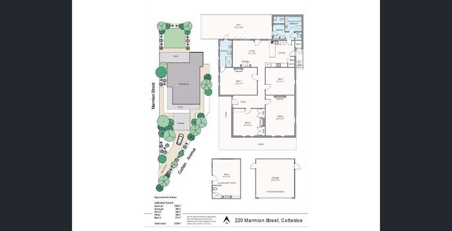 Floorplan of Homely house listing, 220 Marmion Street, Cottesloe WA 6011