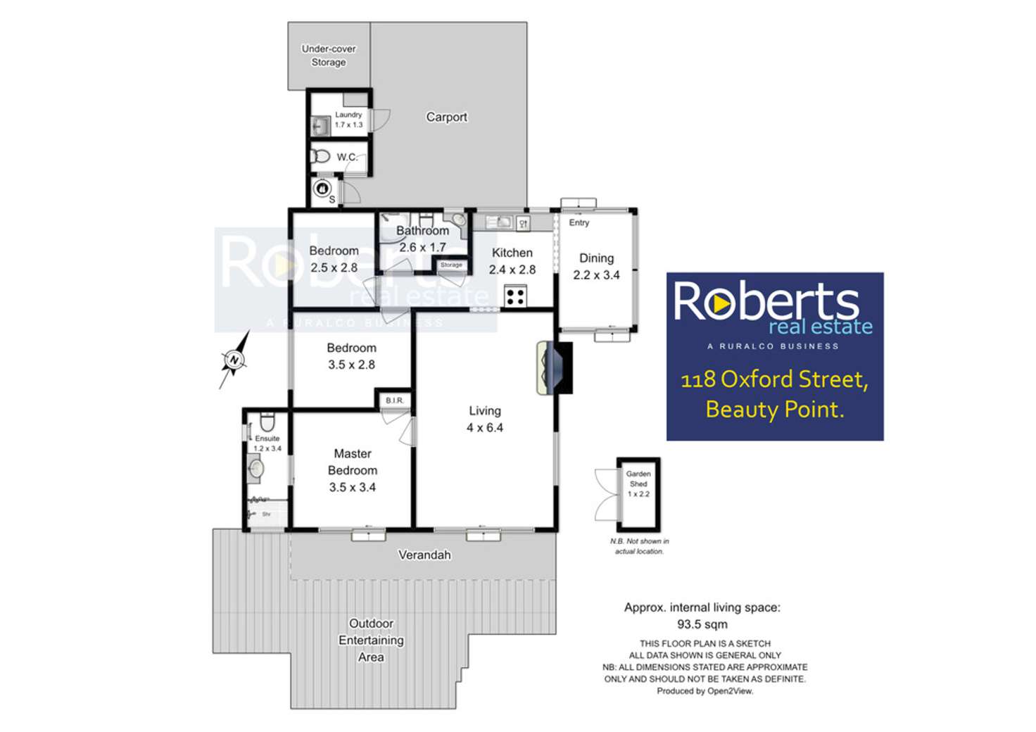 Floorplan of Homely house listing, 118 Oxford Street, Beauty Point TAS 7270