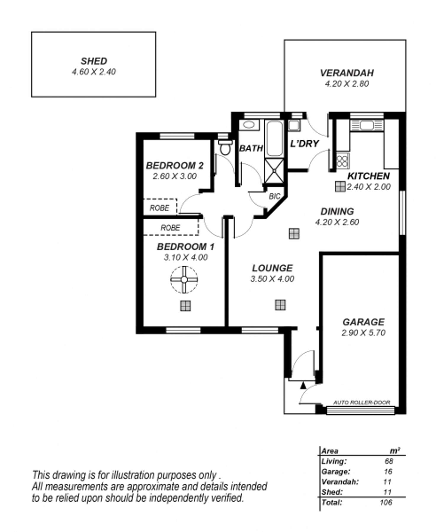 Floorplan of Homely house listing, Unit 8, 28 Zanoni Crescent, Surrey Downs SA 5126