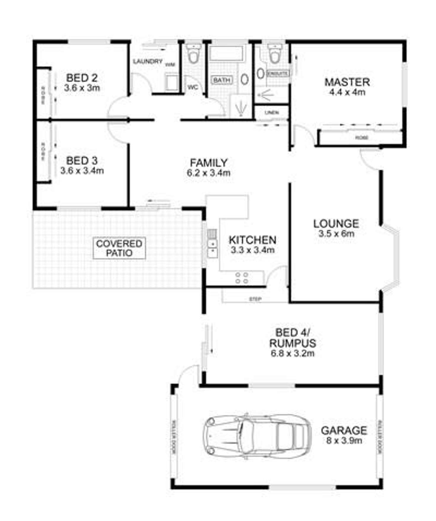 Floorplan of Homely house listing, 143 Outlook Drive, Tewantin QLD 4565