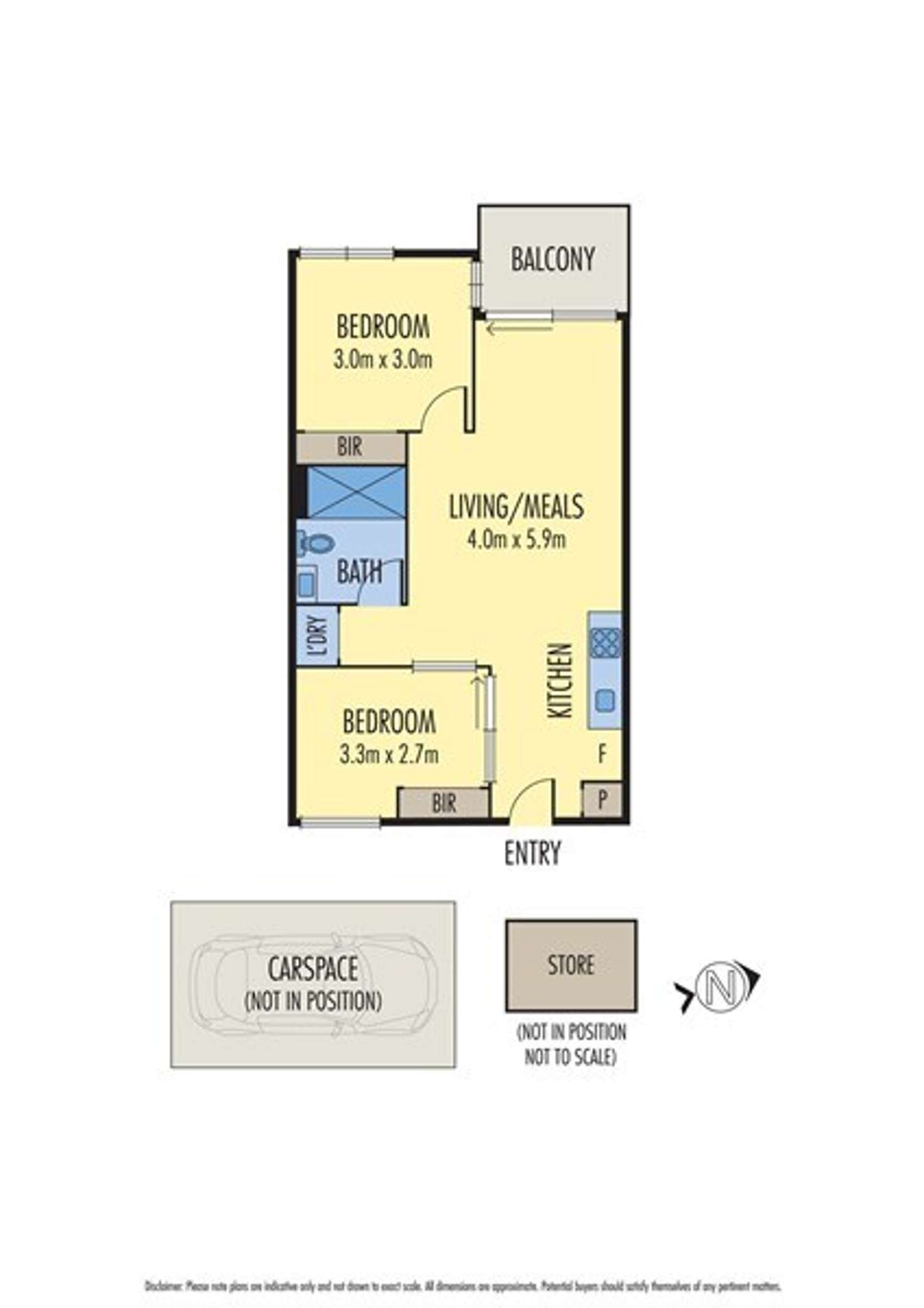 Floorplan of Homely apartment listing, 219/15 Bond Street, Caulfield VIC 3162