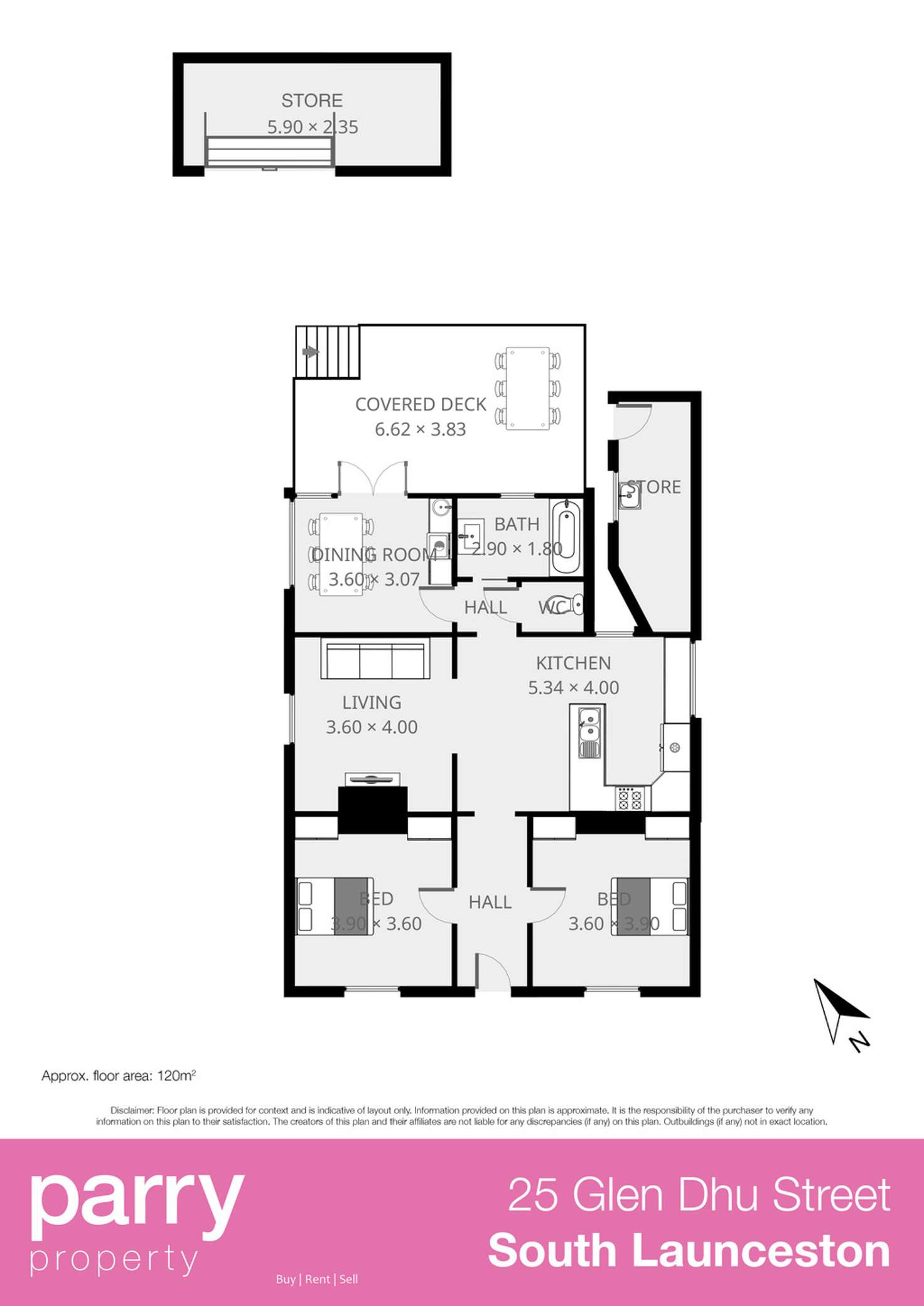 Floorplan of Homely house listing, 25 Glen Dhu Street, South Launceston TAS 7249