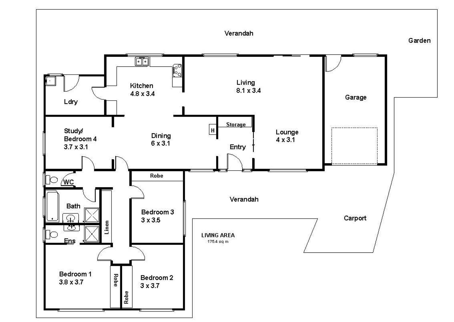 Floorplan of Homely house listing, 2 Digby Court, Berri SA 5343