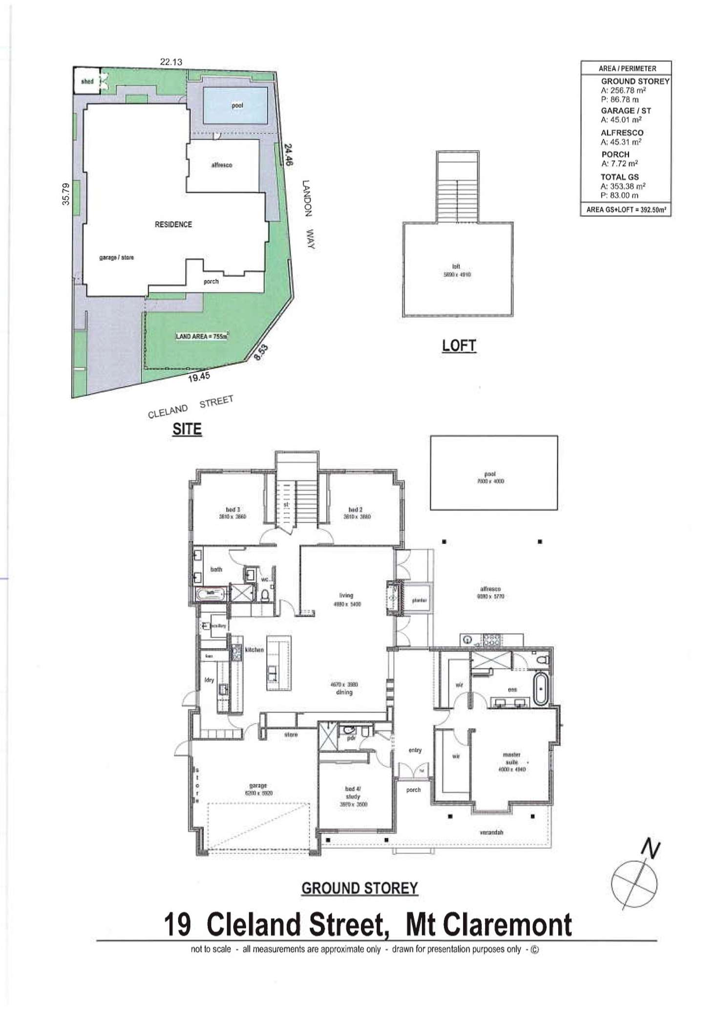 Floorplan of Homely house listing, 19 Cleland Street, Mount Claremont WA 6010