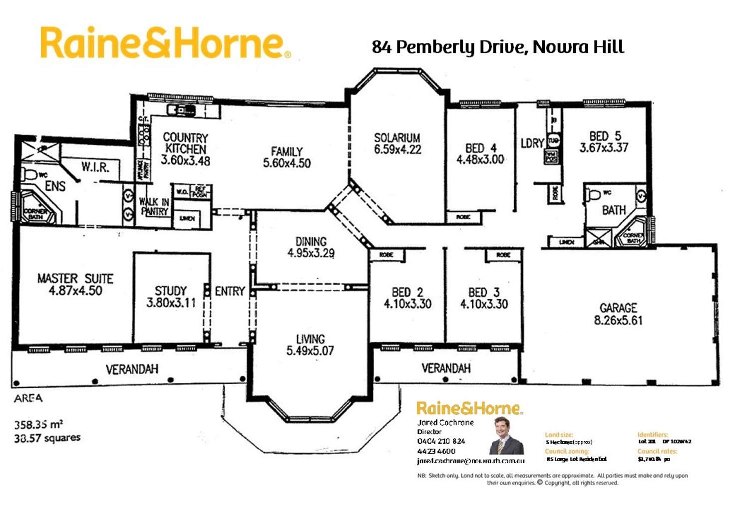 Floorplan of Homely house listing, 84 Pemberly Drive, Nowra Hill NSW 2540