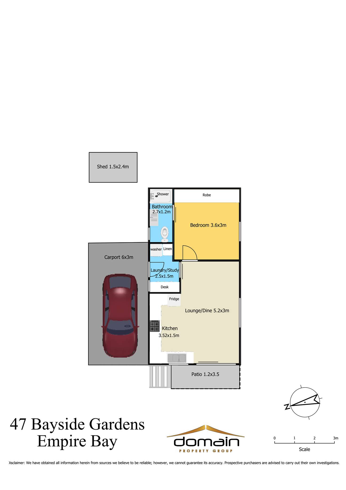 Floorplan of Homely villa listing, 47/437 Wards Hill Road, Empire Bay NSW 2257