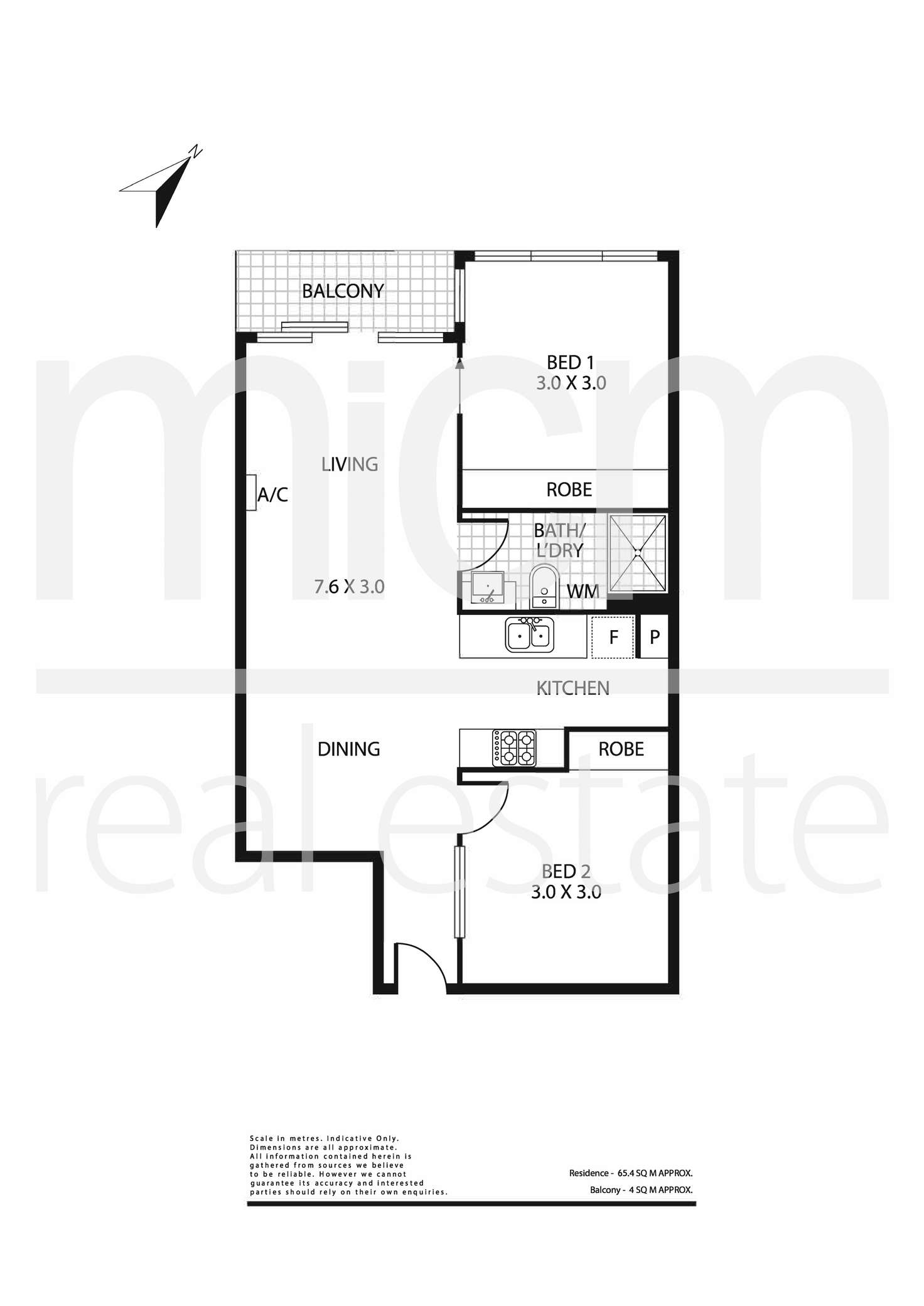 Floorplan of Homely apartment listing, 1709/241 City Road, Southbank VIC 3006