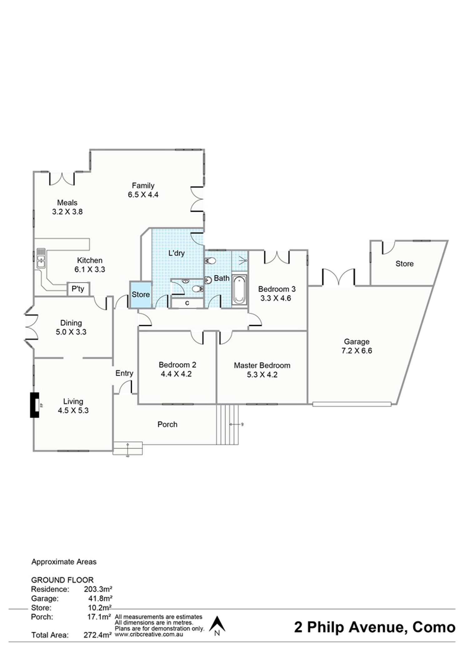 Floorplan of Homely house listing, 2 Philp Avenue, Como WA 6152