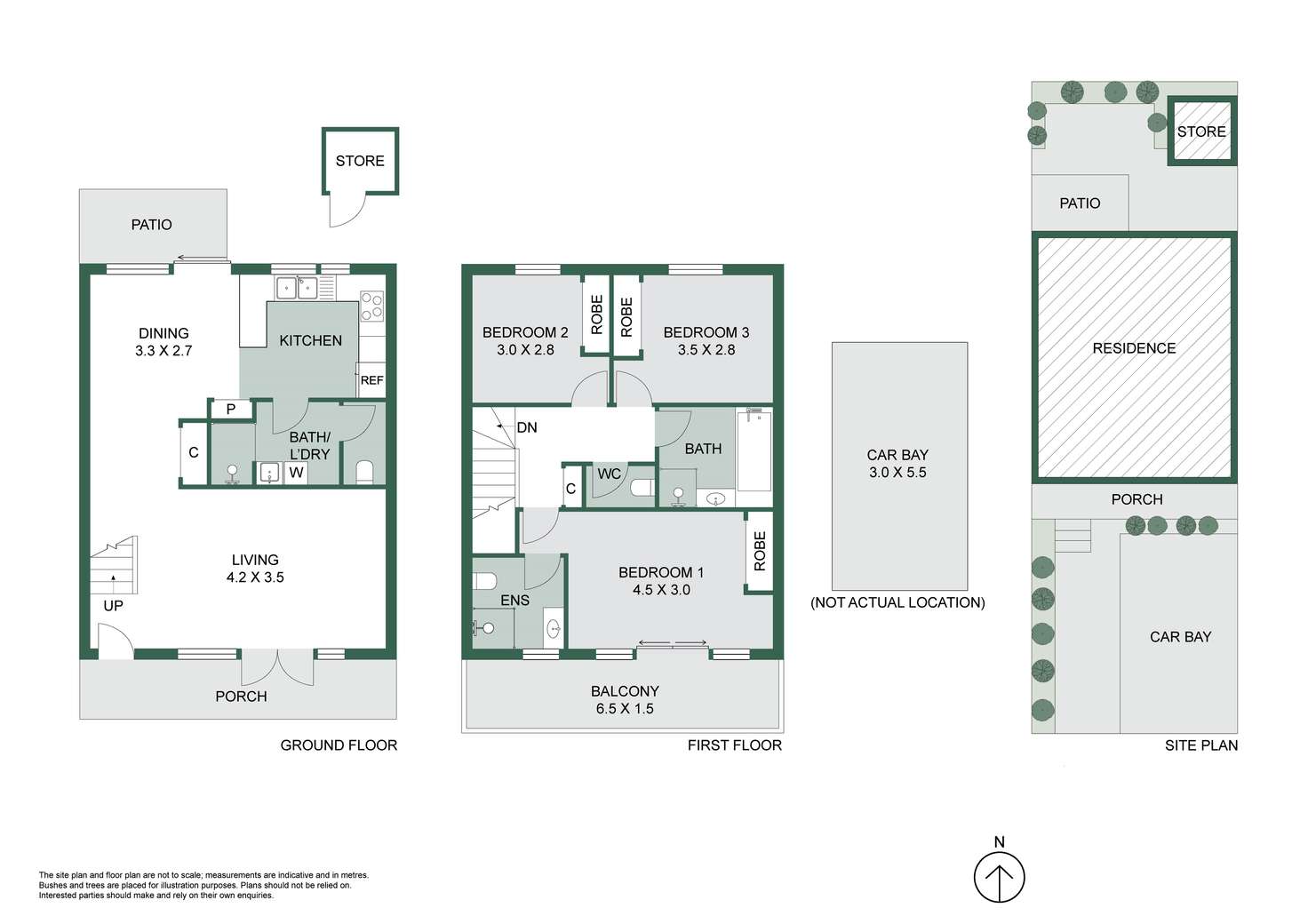 Floorplan of Homely townhouse listing, 16/88 Hampton Road, Fremantle WA 6160
