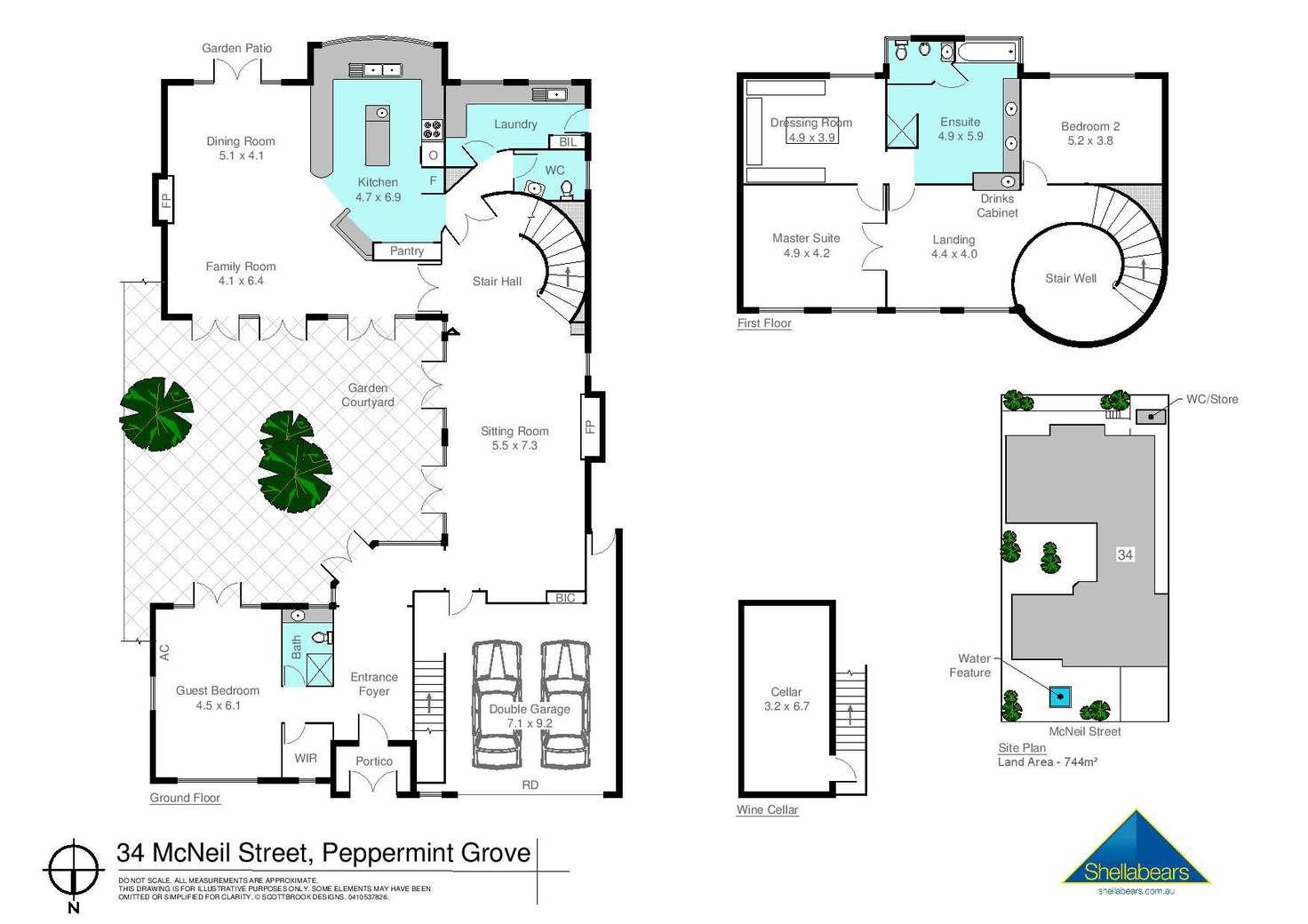 Floorplan of Homely house listing, 34 McNeil Street, Peppermint Grove WA 6011