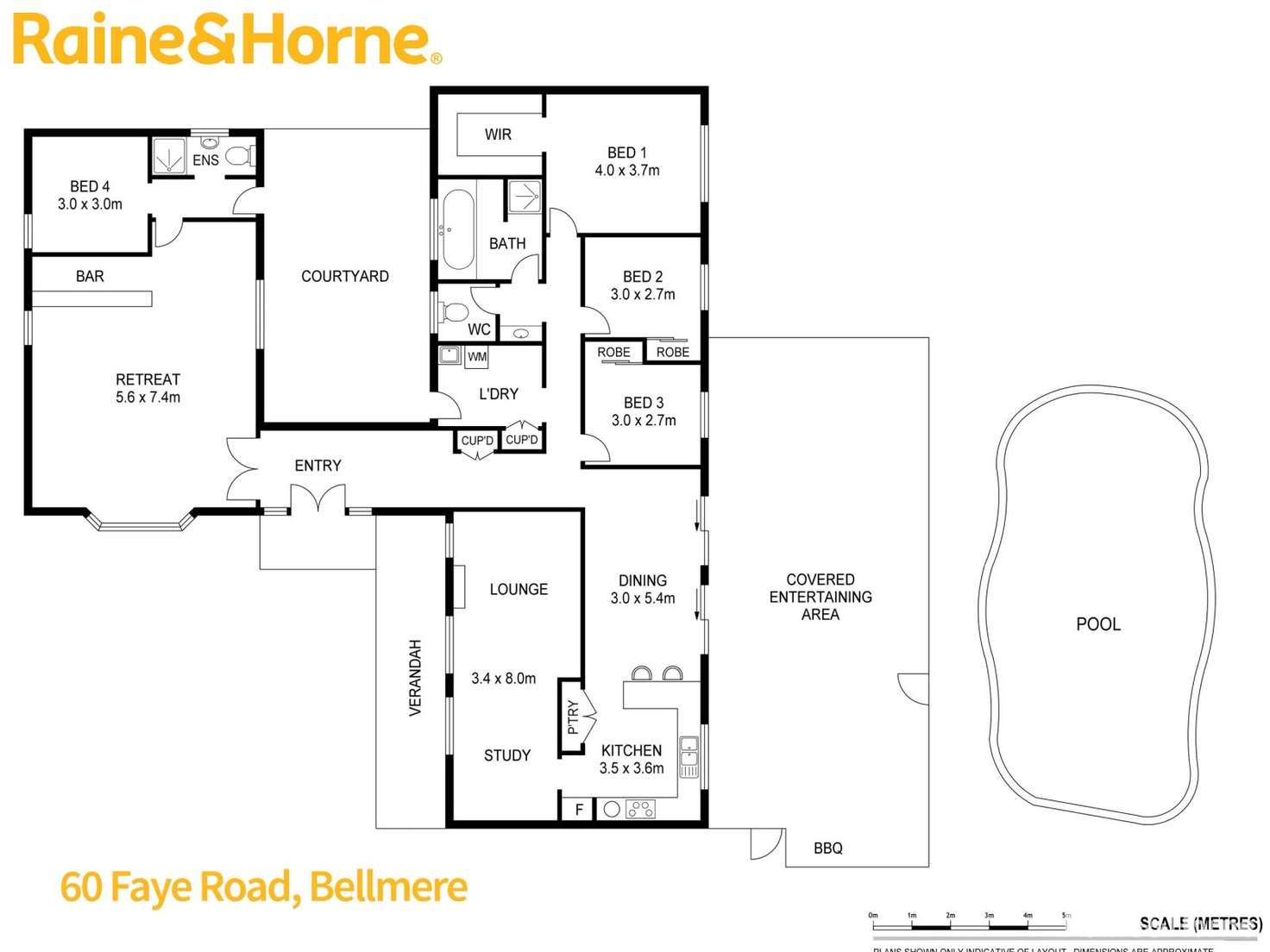 Floorplan of Homely house listing, 60 Faye Road, Bellmere QLD 4510