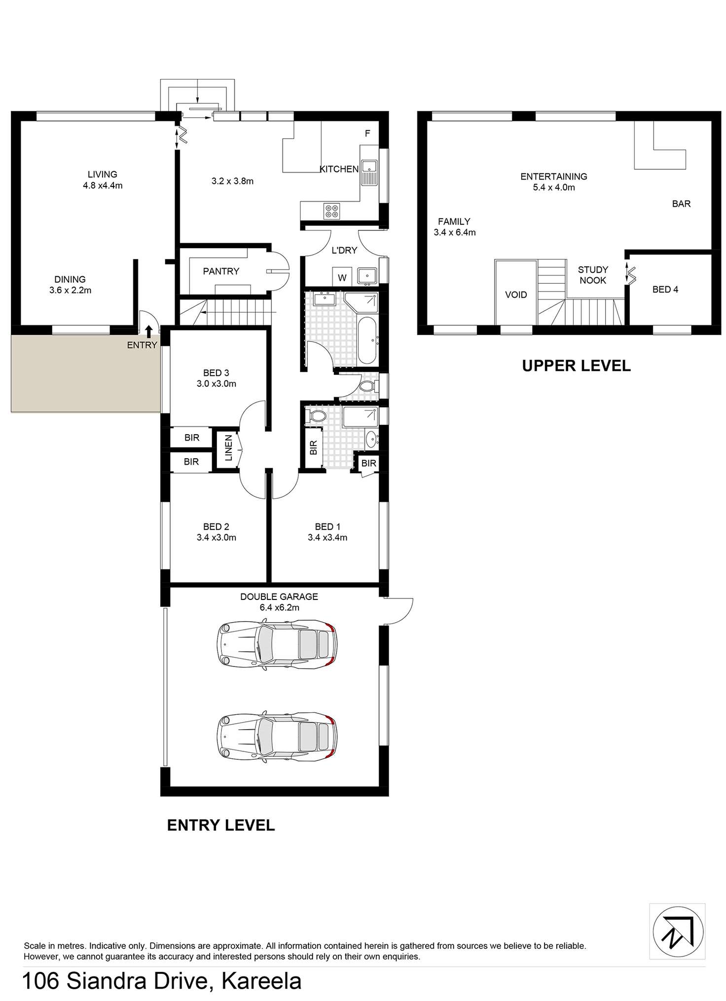 Floorplan of Homely house listing, 106 Siandra Drive, Kareela NSW 2232