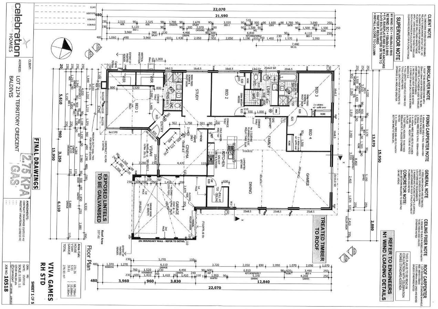 Floorplan of Homely house listing, 16 Territory Crescent, Baldivis WA 6171