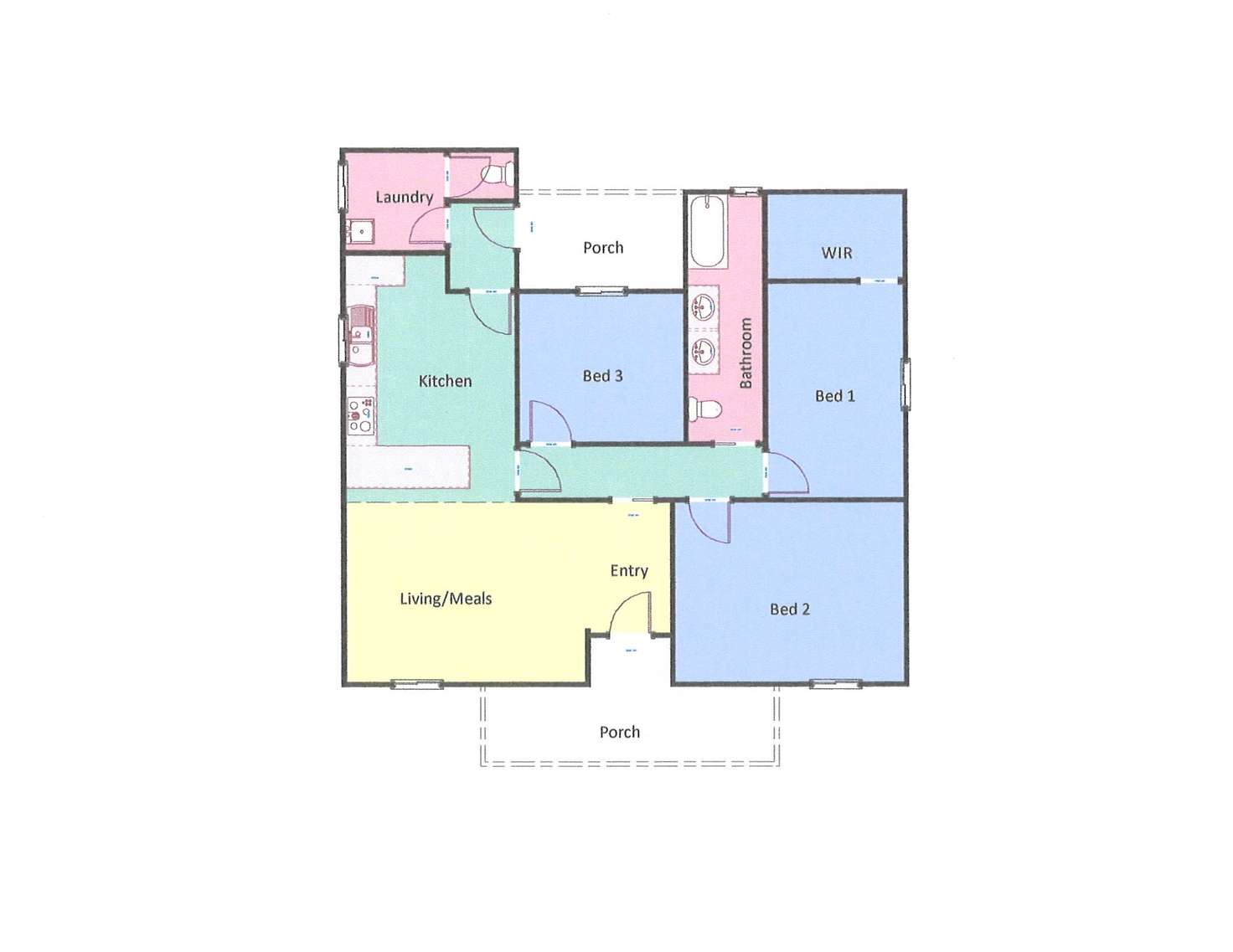 Floorplan of Homely house listing, 10 Port Fairy Road, Ararat VIC 3377