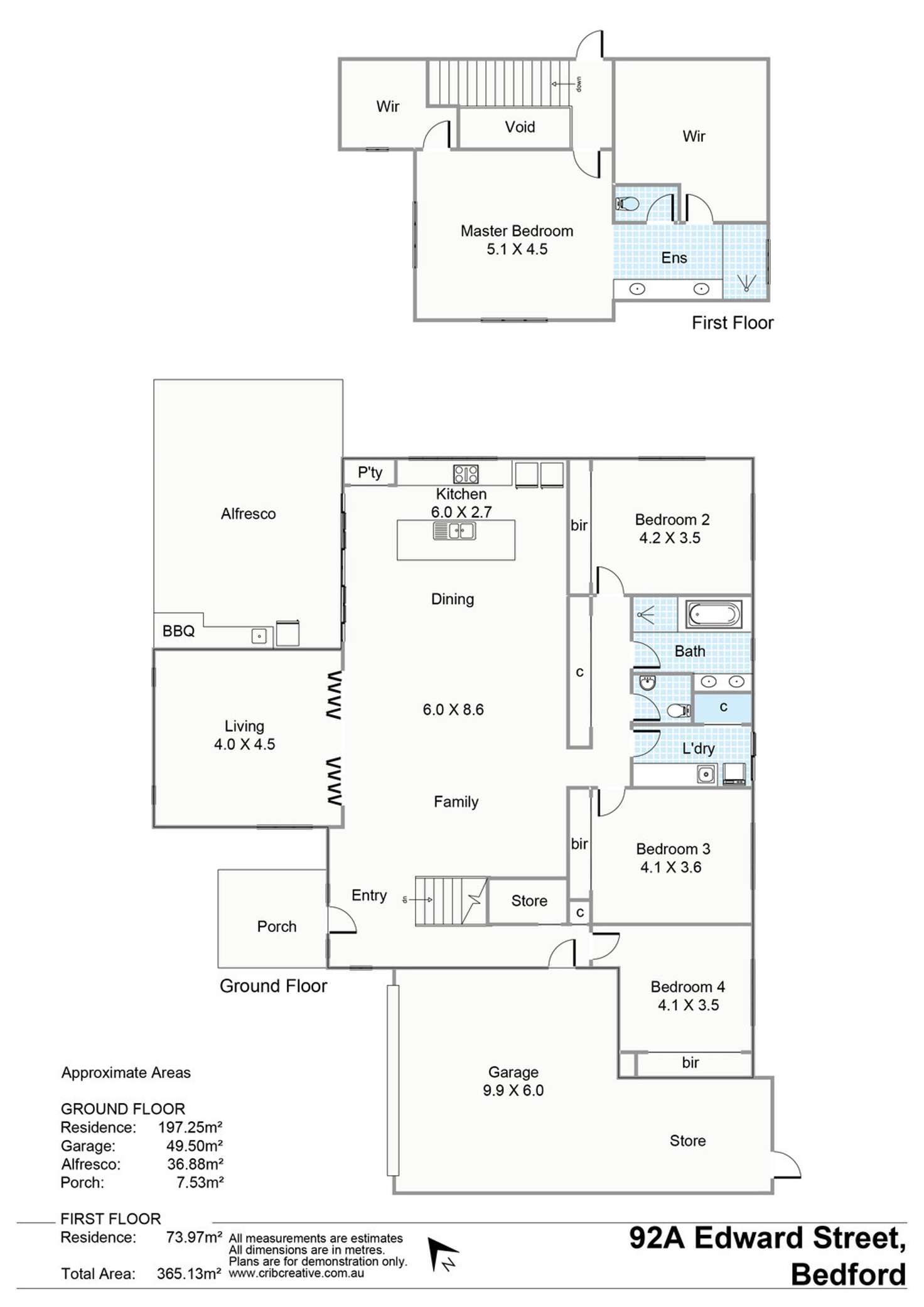 Floorplan of Homely house listing, 92a Edward Street, Bedford WA 6052