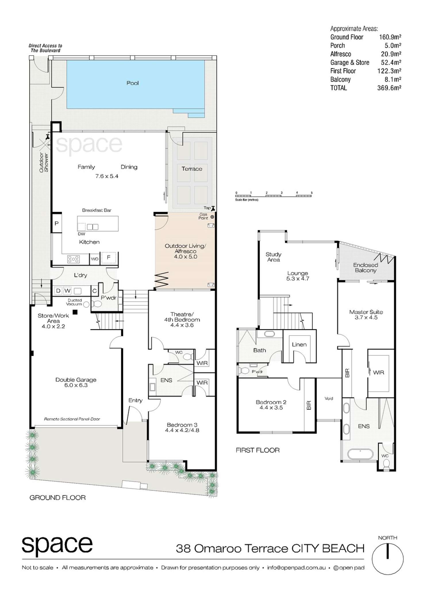 Floorplan of Homely house listing, 38 Omaroo Terrace, City Beach WA 6015